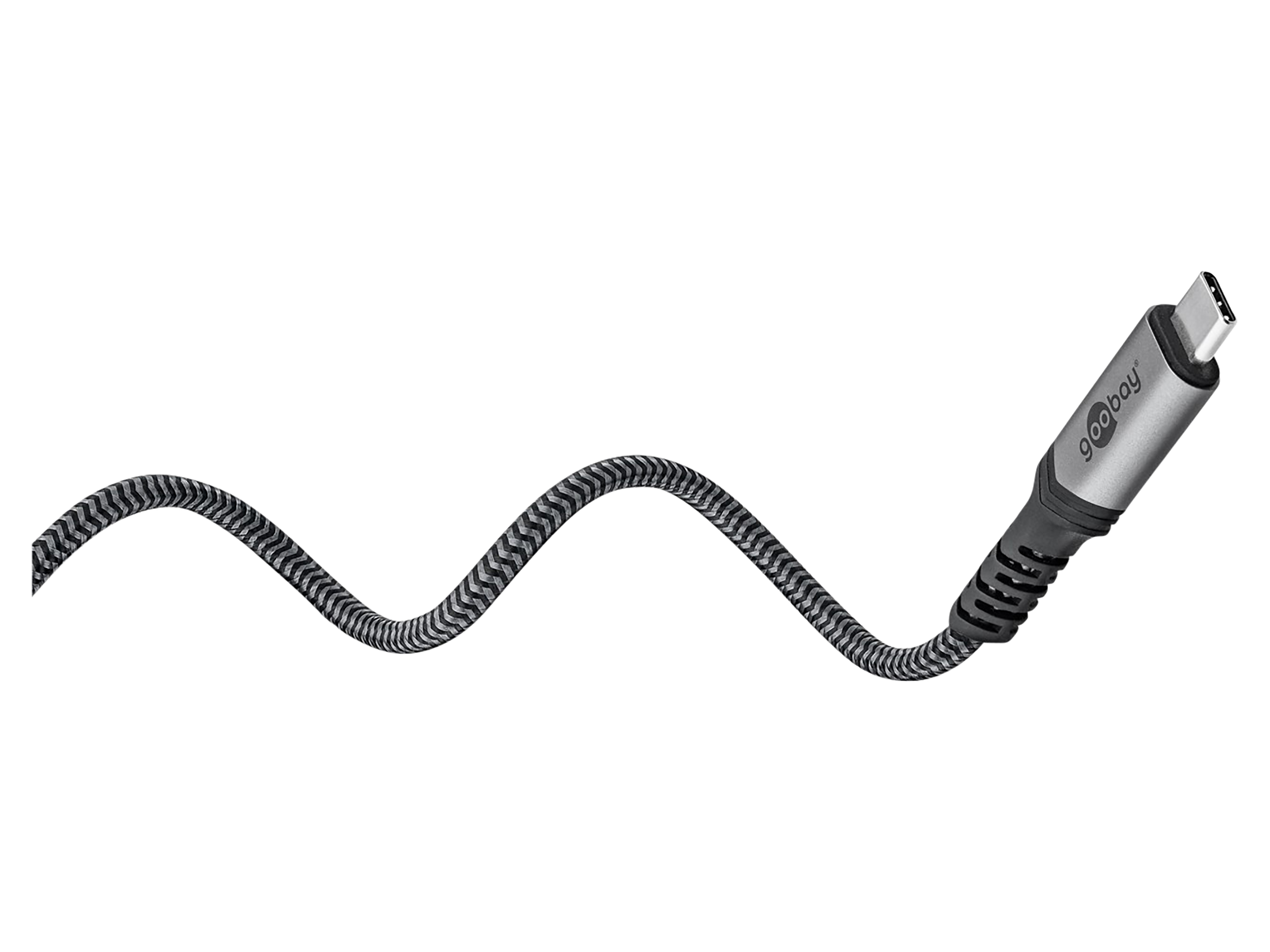 GOOBAY USB-C Kabel 74210 USB4 240W 1,5m 40Gbit/s Textilmantel GOOBAY USB-C Kabel 74210 USB4 240W 1,5m 40Gbit/s Textilmantel