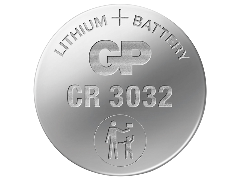 GP, CR3032 Lithium Knopfzelle, 3 V GP Lithium-Knopfzelle CR3032, 3V