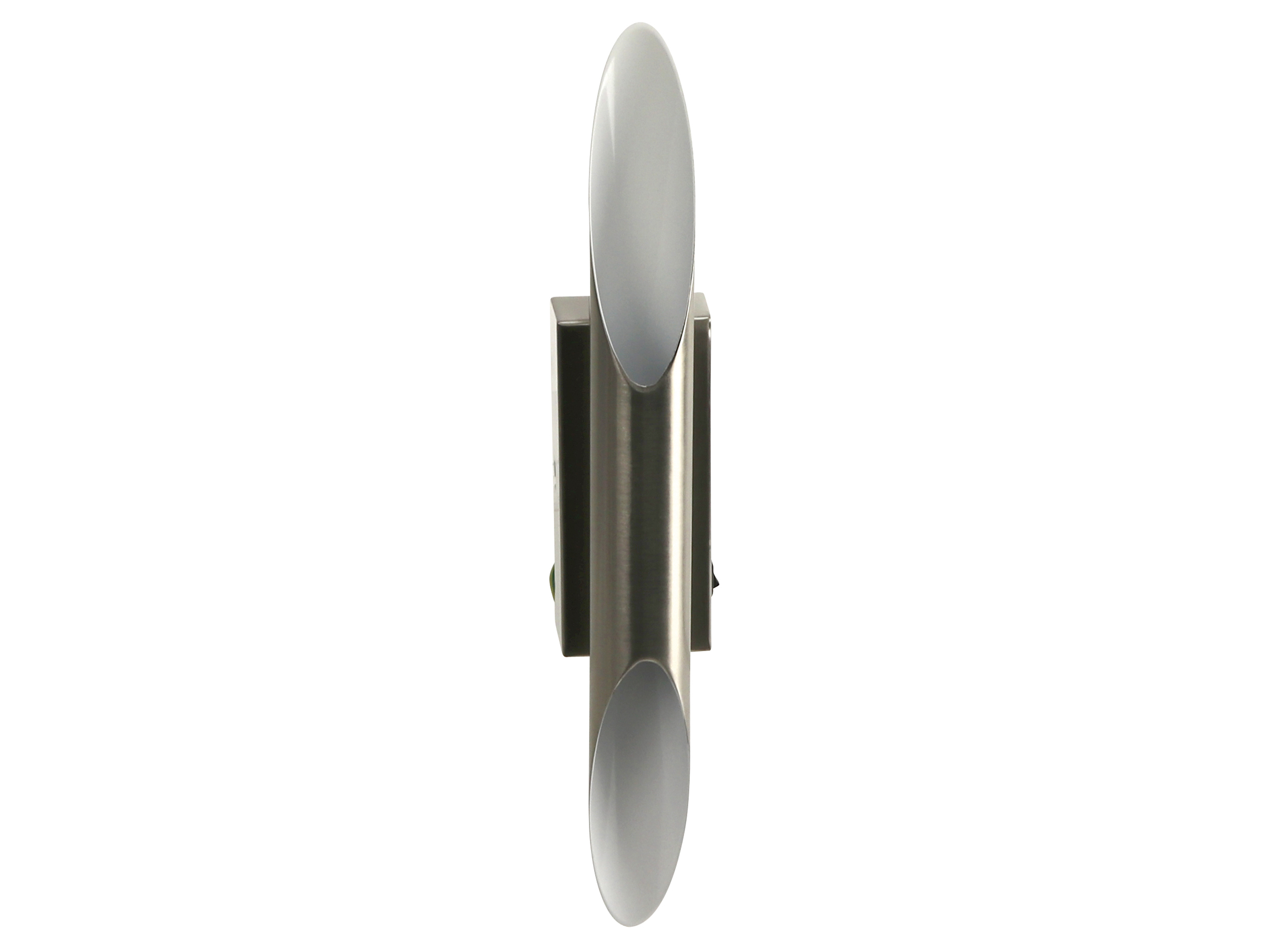 TRIO LED-Wandleuchte Bolero, Edelstahl/weiß