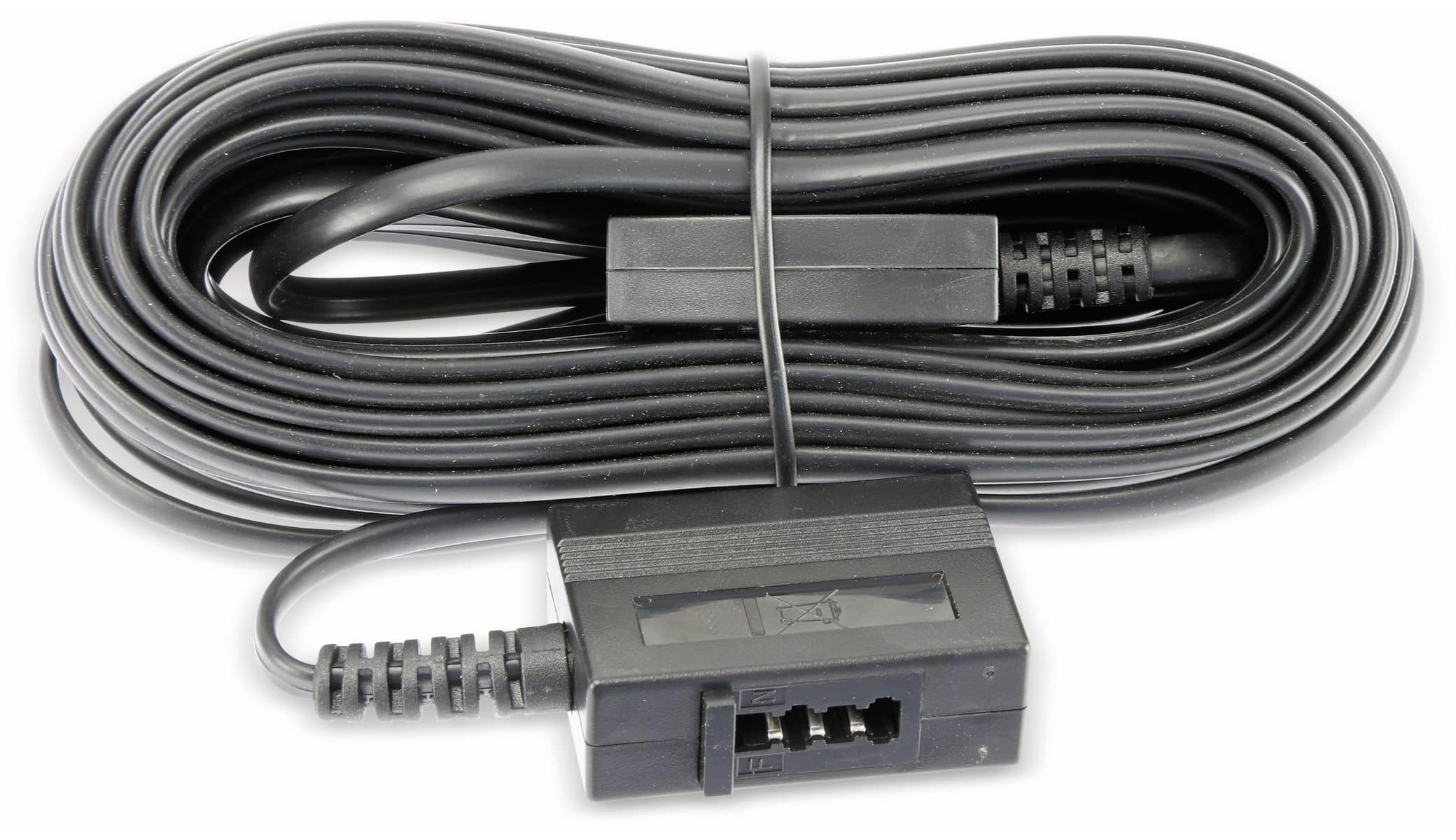 S-IMPULS Telefon-Verlängerung, 10 m, schwarz