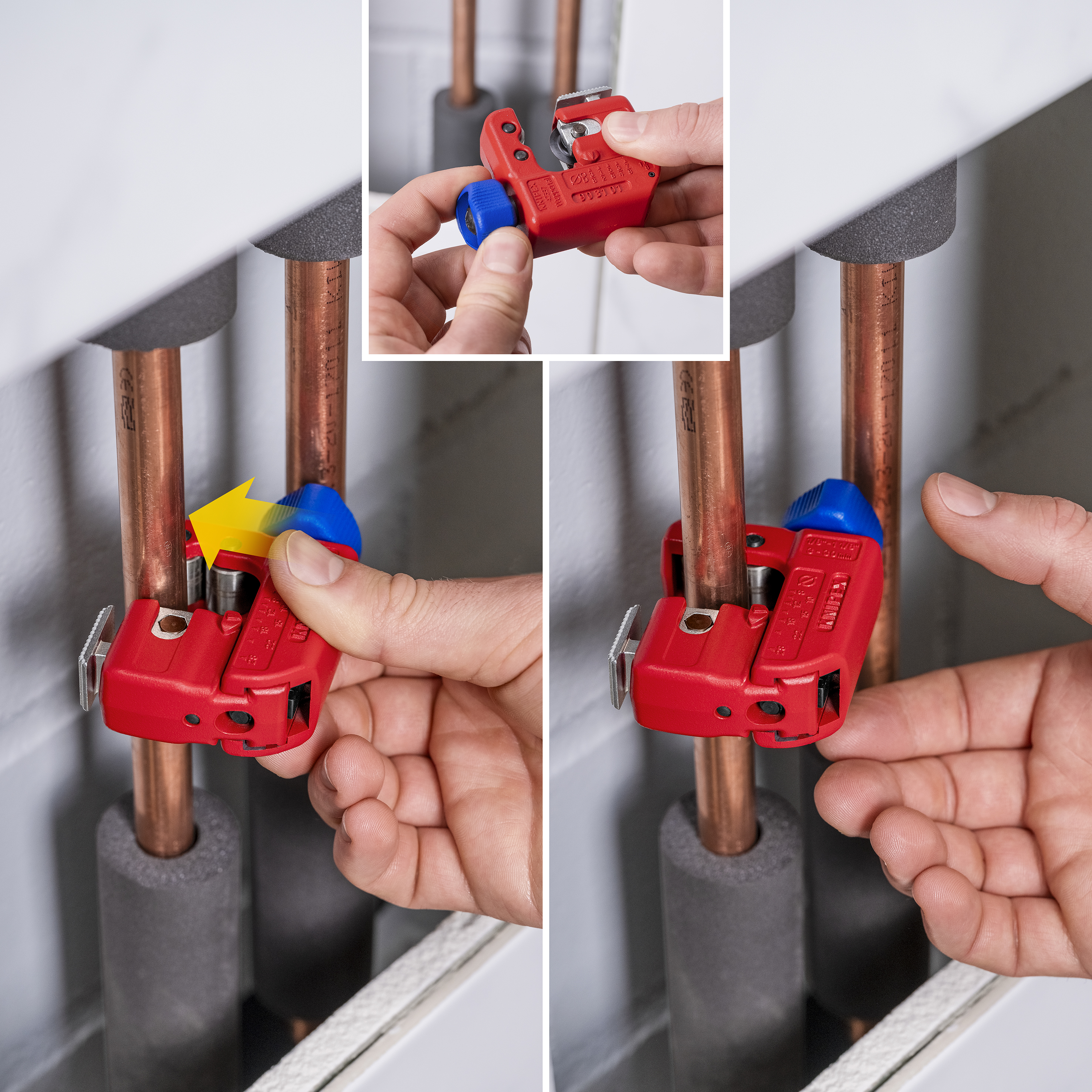 KNIPEX Rohrabschneider, TubiX S, 90 31 01