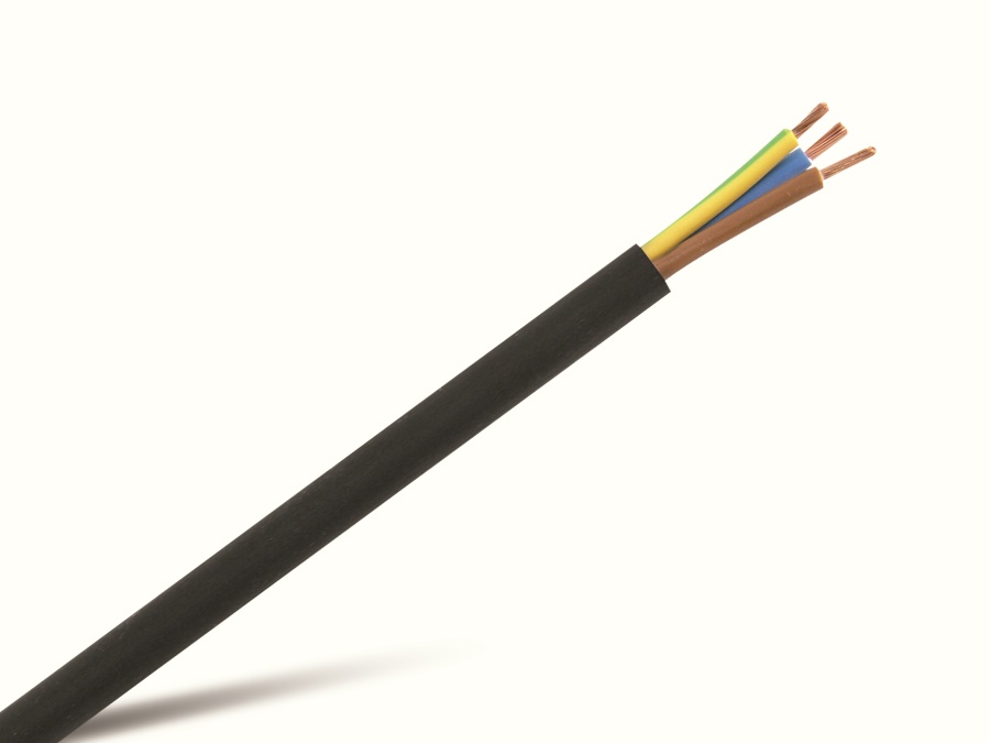 RAUTRONIC PVC-Schlauchleitung H03VV-F, 3G0,75, 50 m, schwarz RAUTRONIC PVC-Schlauchleitung H03VV-F, 3G0,75, 50 m, schwarz