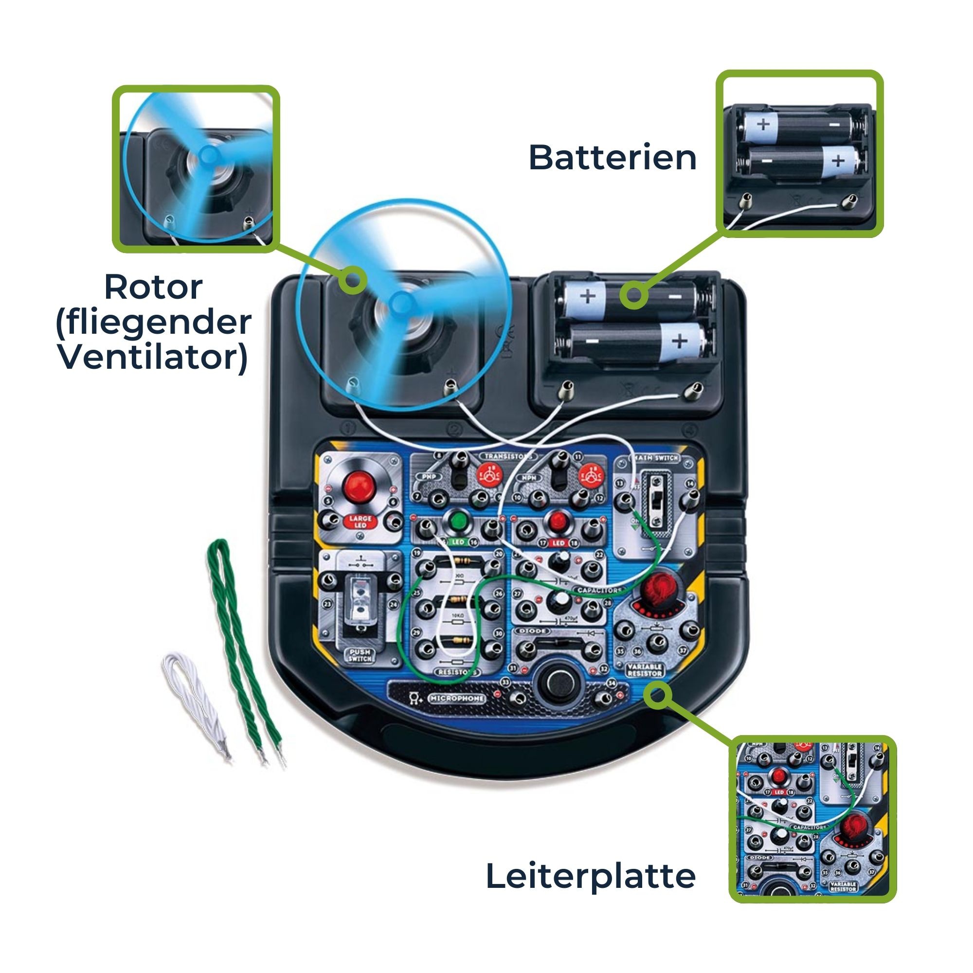 VELLEMAN Elektronik-Projektbaukasten KNS110 für Kinder ab 8 Jahren VELLEMAN Elektronik-Projektbaukasten KNS110 für Kinder ab 8 Jahren