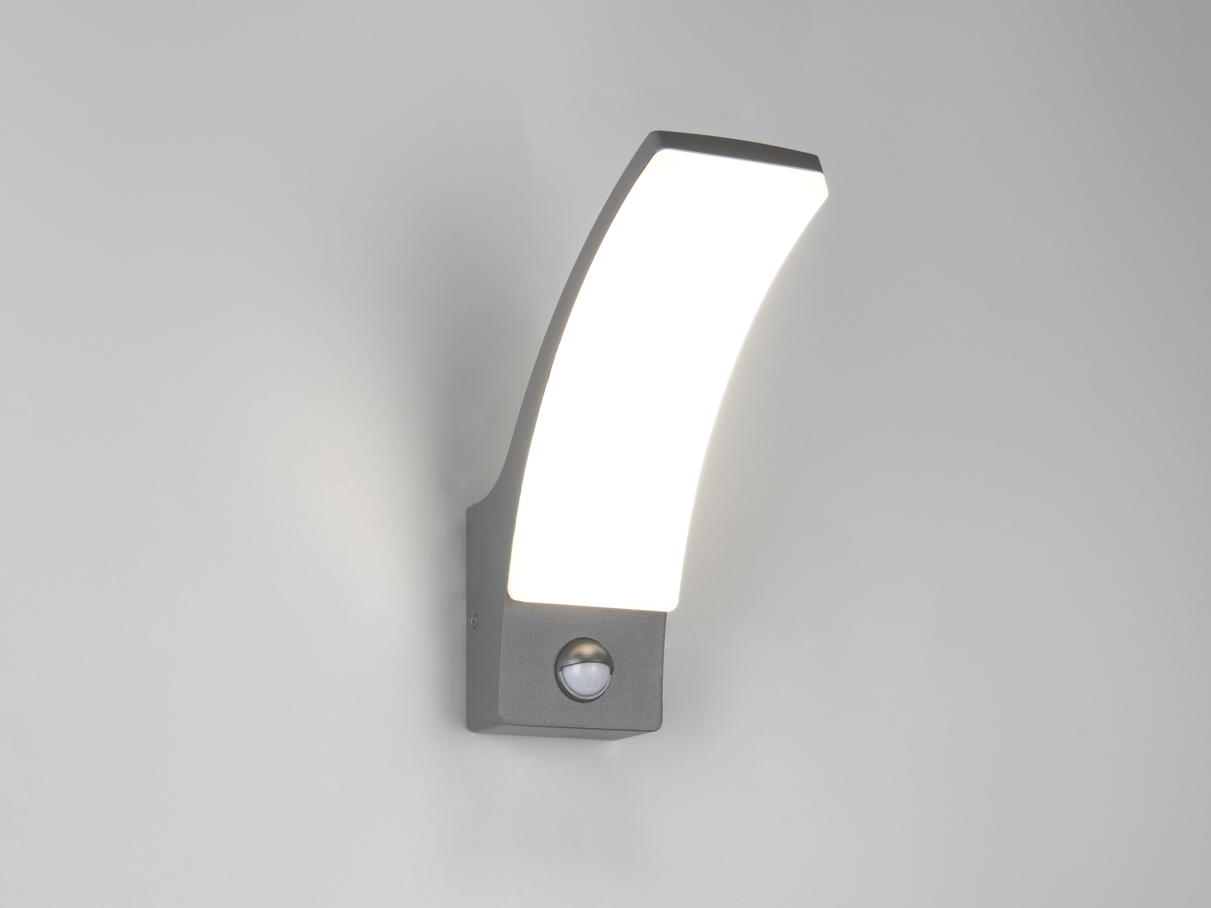 REALITY LED-Wandleuchte Beja R23359142, mit Bewegungssensor, 12,5W, 4000K, 1650lm, neutalweiß, IP44, Anthrazit REALITY LED-Wandleuchte Beja R23359142, mit Bewegungssensor, 12,5W, 4000K, 1650lm, neutalweiß, IP44, Anthrazit