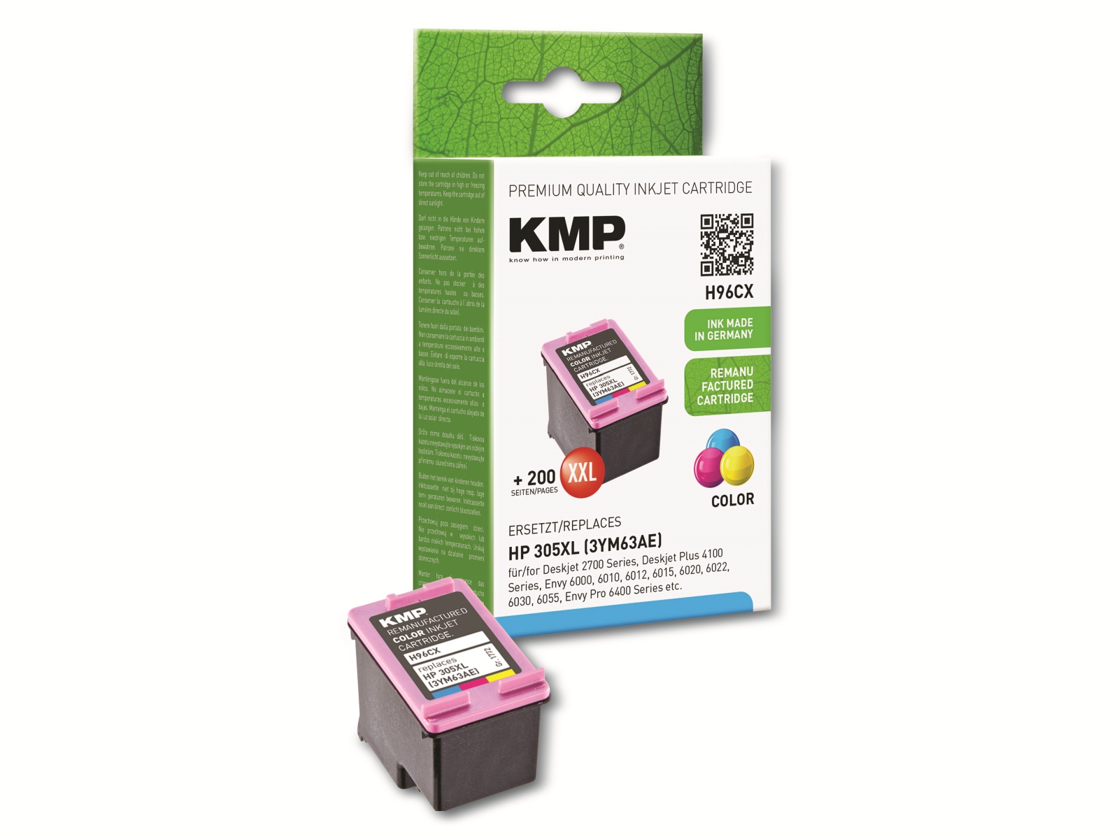 KMP Tintenpatrone H96CX, Farbe, für HP Deskjet