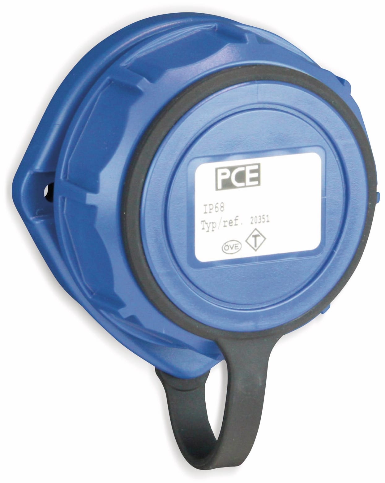 PCE Anbaudose Nautilus, IP68, oval, 75x75 mm, mit Deckelband