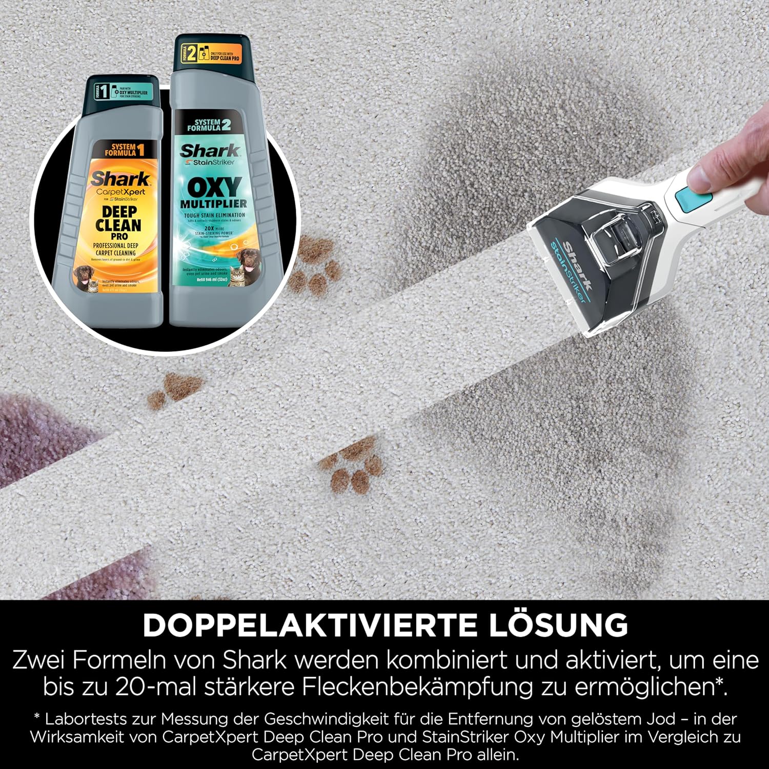 SHARK Flecken- und Polsterreiniger, StainStriker, PX200EUT, 450 W SHARK Flecken- und Polsterreiniger, StainStriker, PX200EUT, 450 W
