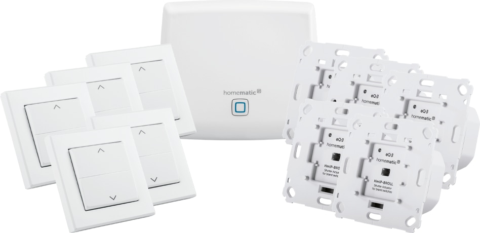 HOMEMATIC IP Starterset Beschattung für 5 Rollläden & Markisen HOMEMATIC IP Starterset Beschattung für 5 Rollläden & Markisen