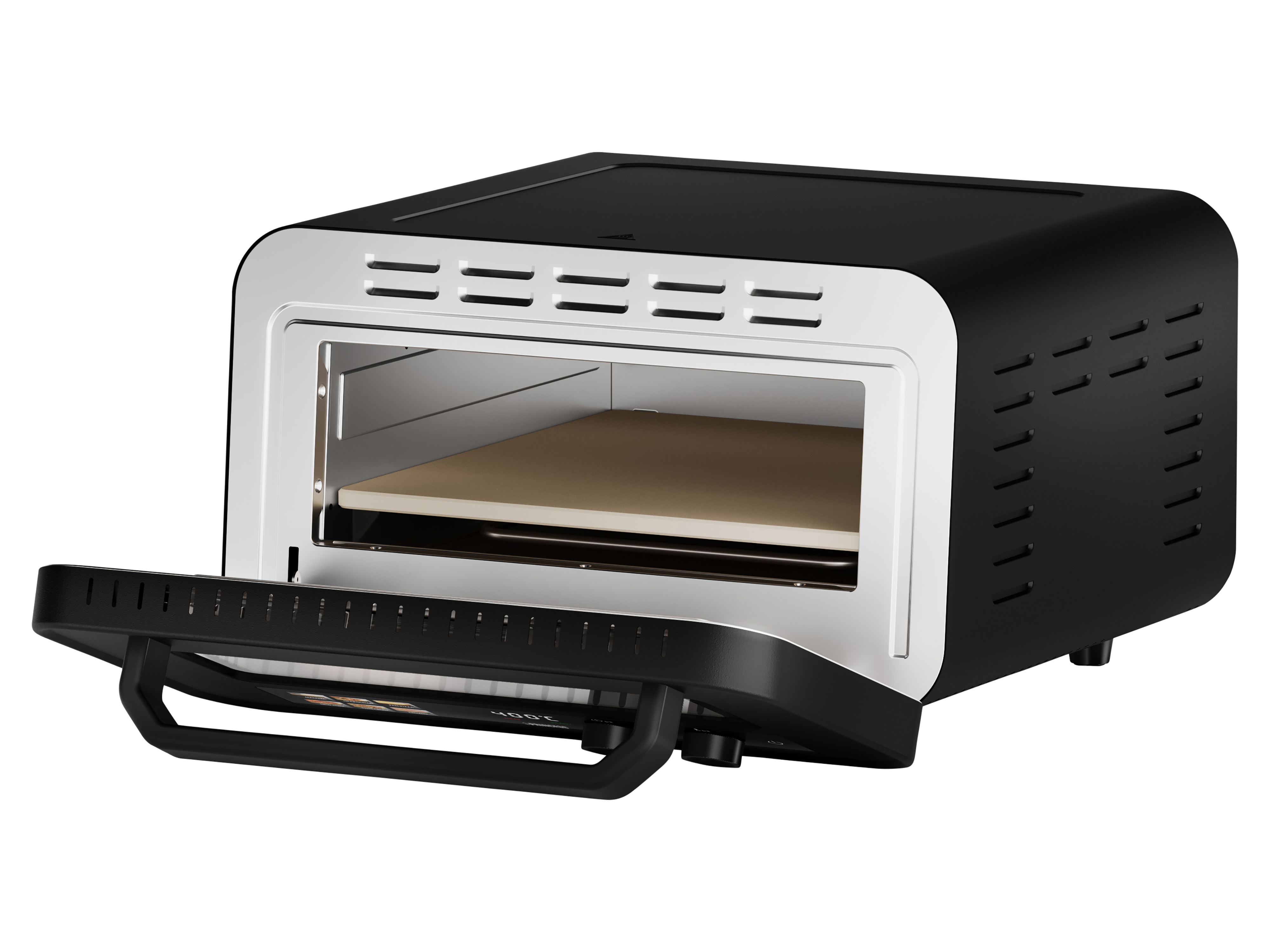 PRINCESS Pizzaofen Pro Max, 15L, 400°C, mit Pizzastein & Schaufel, 2100W