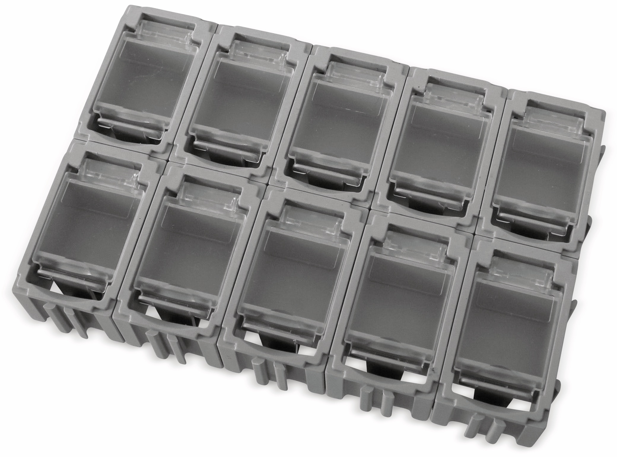 SMD-Container, 39x23,5x18 mm 10 Stk., grau