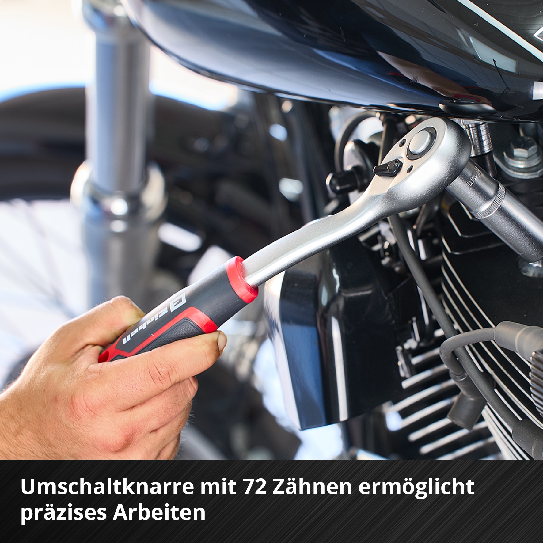 EINHELL Werkzeugkoffer KFZ, 370515, E-CASE, 121-teilig