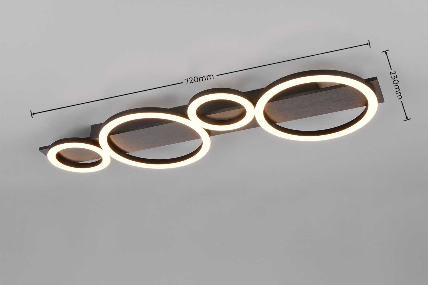 REALITY LED-Deckenleuchte LUMOS, R64821109, 26,5W, 3100lm, 3000K, alu REALITY LED-Deckenleuchte LUMOS, R64821109, 26,5W, 3100lm, 3000K, alu