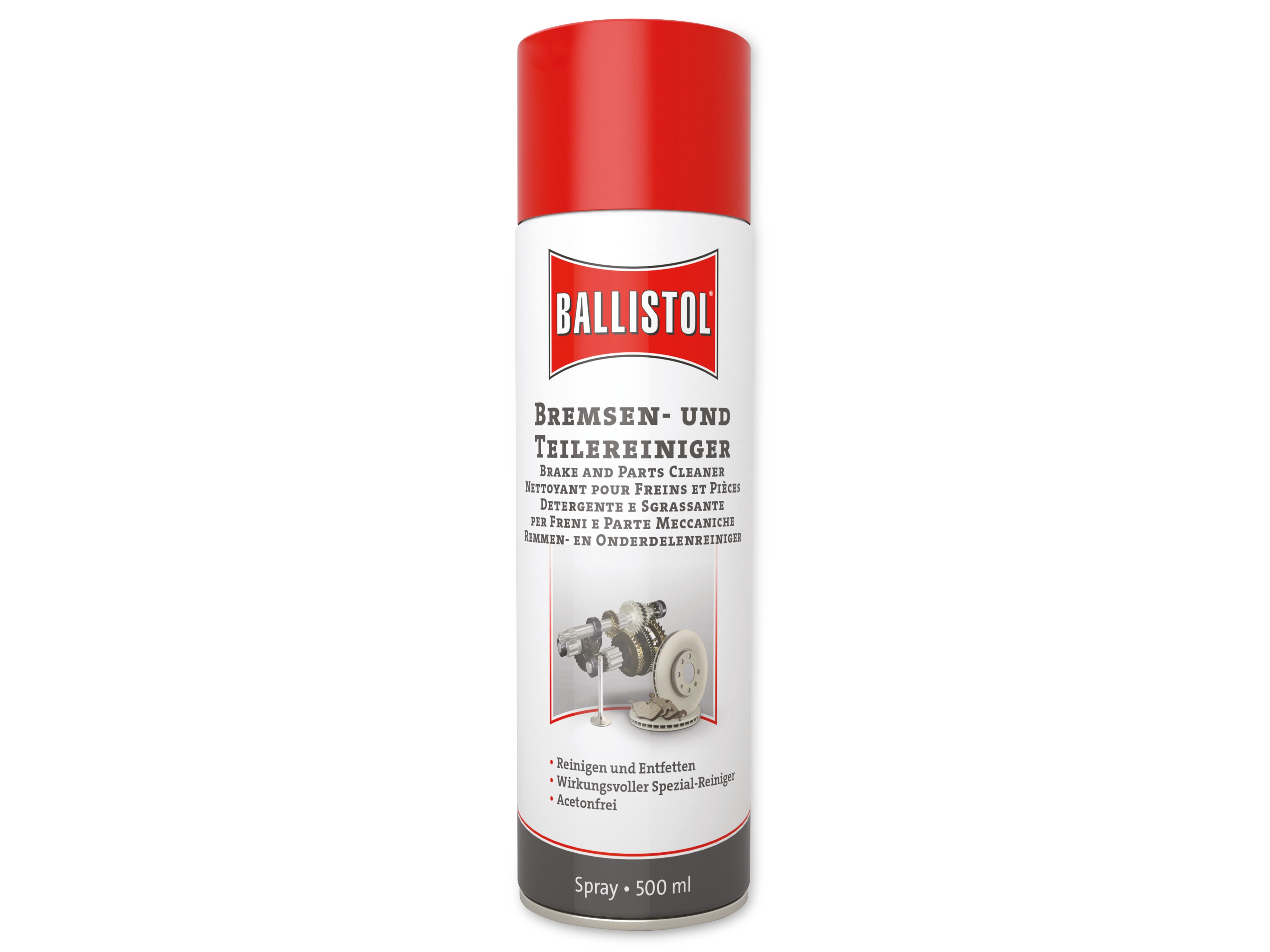 BALLISTOL Bremsen- und Teilereiniger Spray, 500 ml
