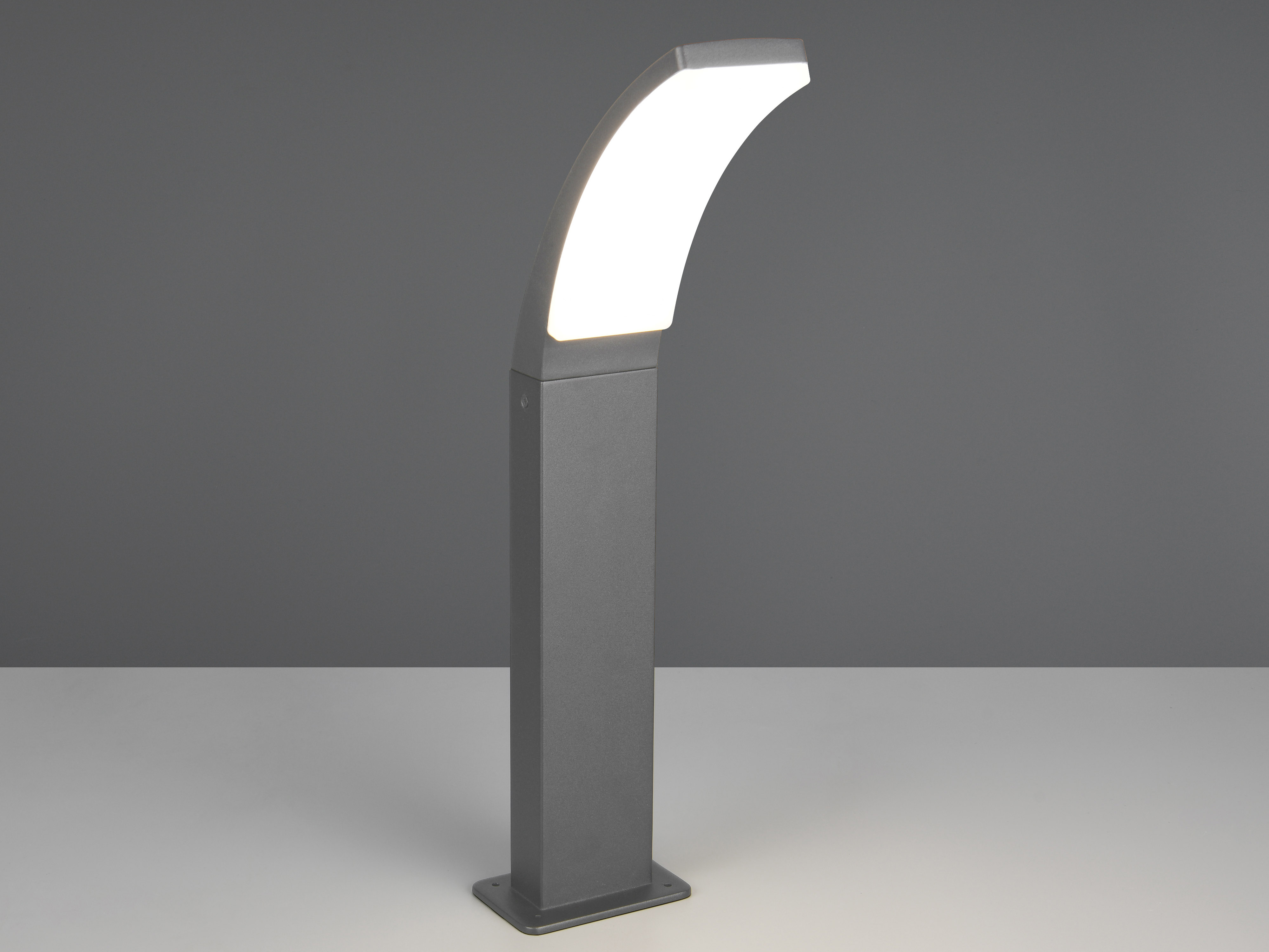 REALITY LED-Wegeleuchte Beja R53356142, 12,5W, 4000K, 1650lm, neutralweiß, IP44, anthrazit