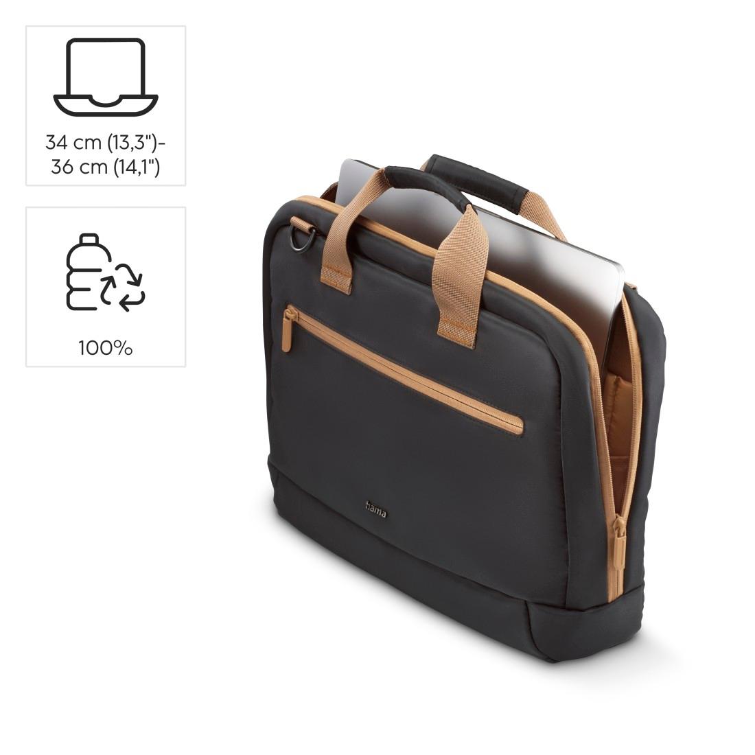 HAMA Notebook-Tasche Ultra Lightweight 34 - 36 cm (13,3" - 14,1") schwarz"