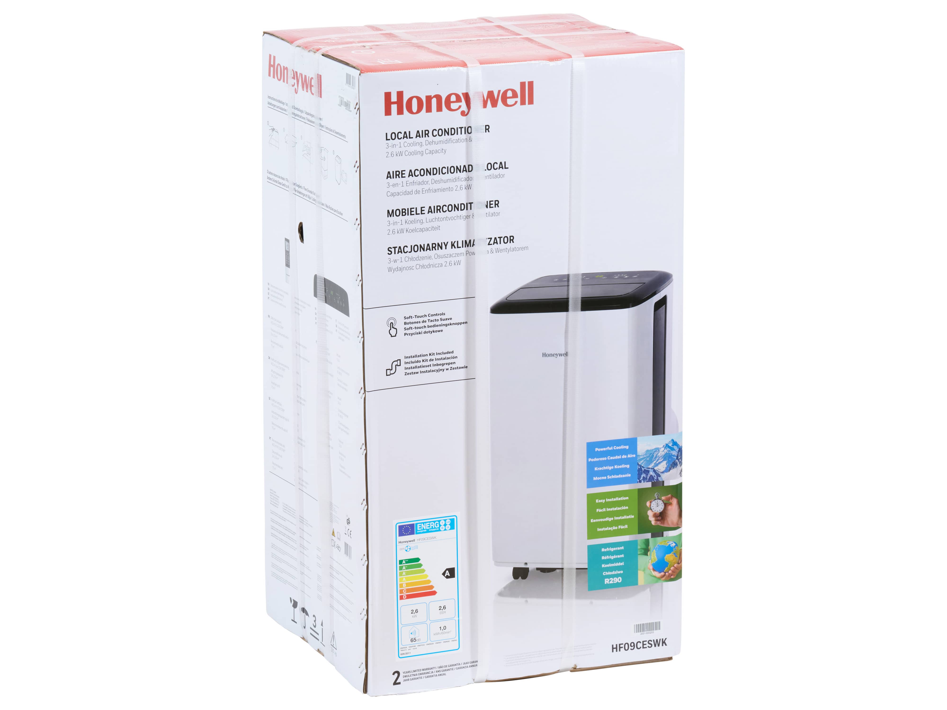 HONEYWELL Klimagerät HF09CESWK, 9000BTU/h, 2,6kW, 1,0kW/h, weis HONEYWELL Klimagerät HF09CESWK, 9000BTU/h, 2,6kW, 1,0kW/h, weis