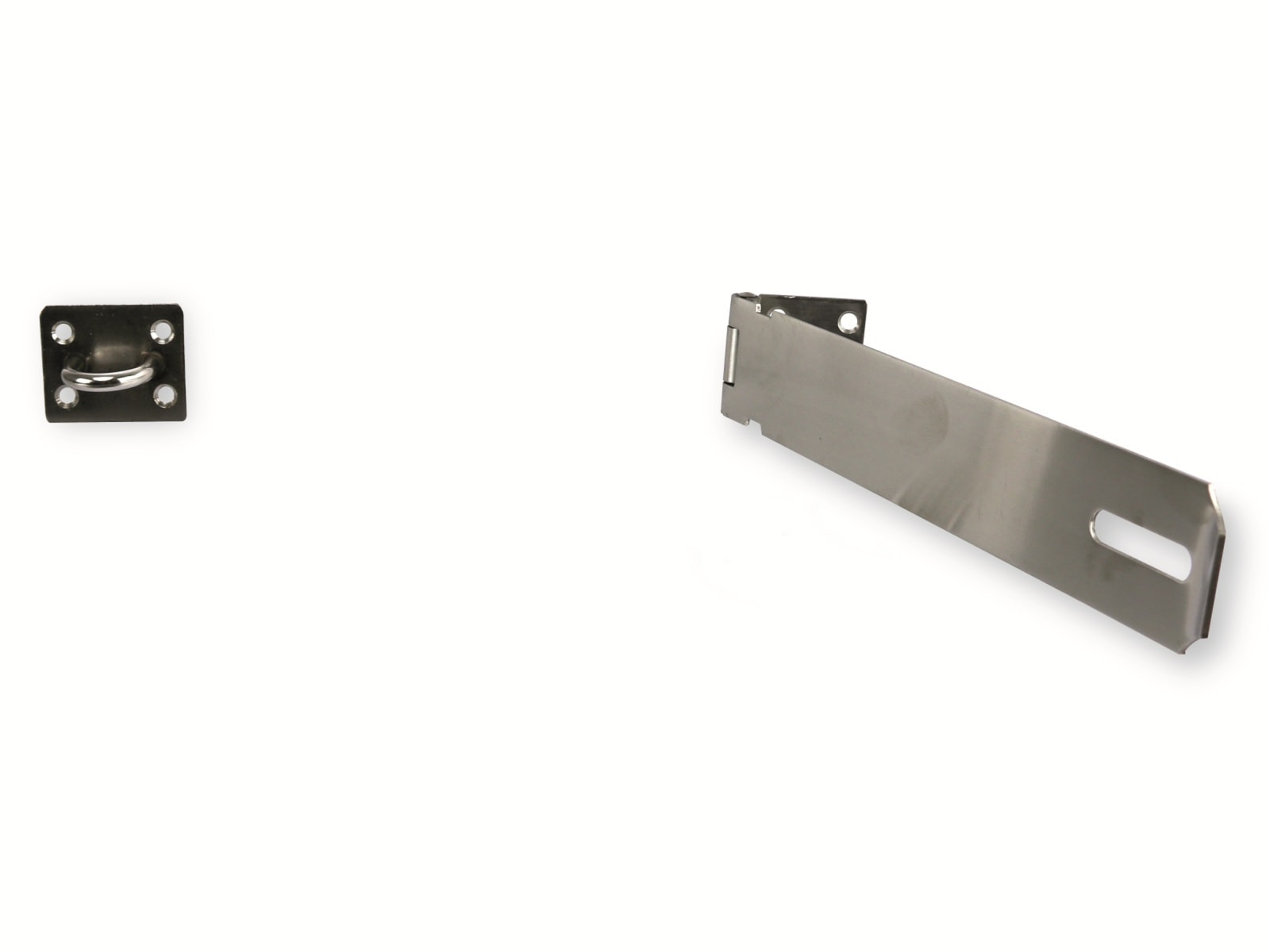 Edelstahl-Überfalle 250 mm für Vorhängeschloss