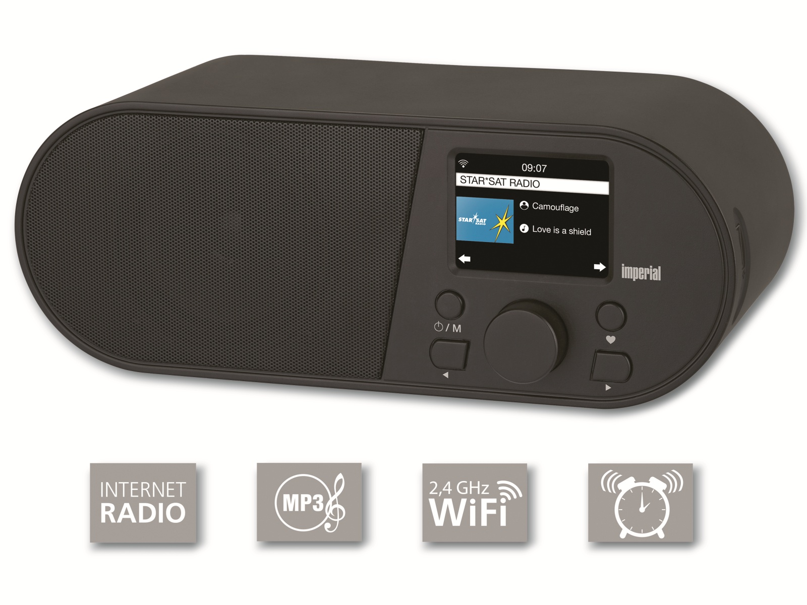 IMPERIAL Internetradio i105, Wlan, schwarz