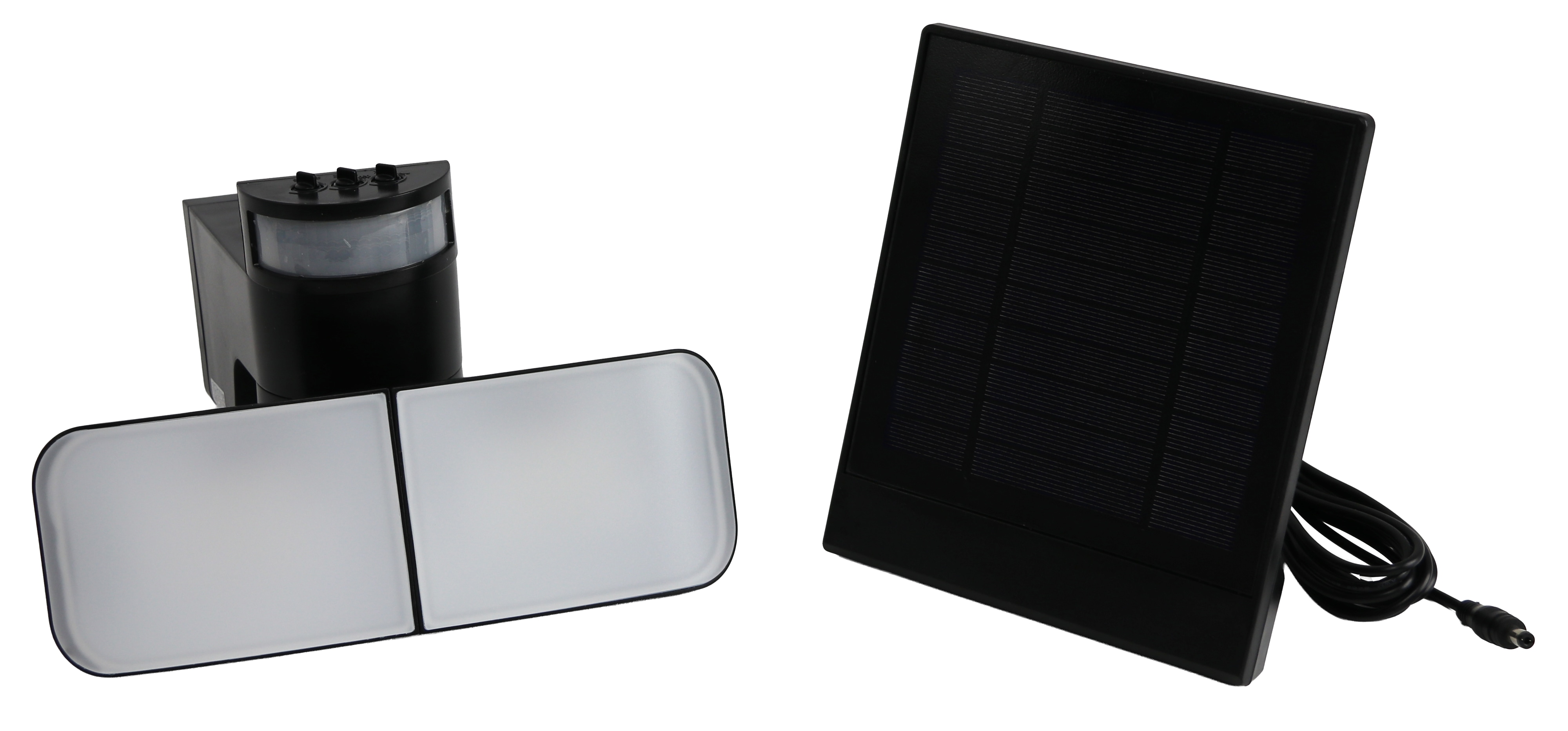 LED-Wandleuchte 872-S-S, 12 W, 6500 K, 900 lm, kaltweiß, IP44, schwarz
