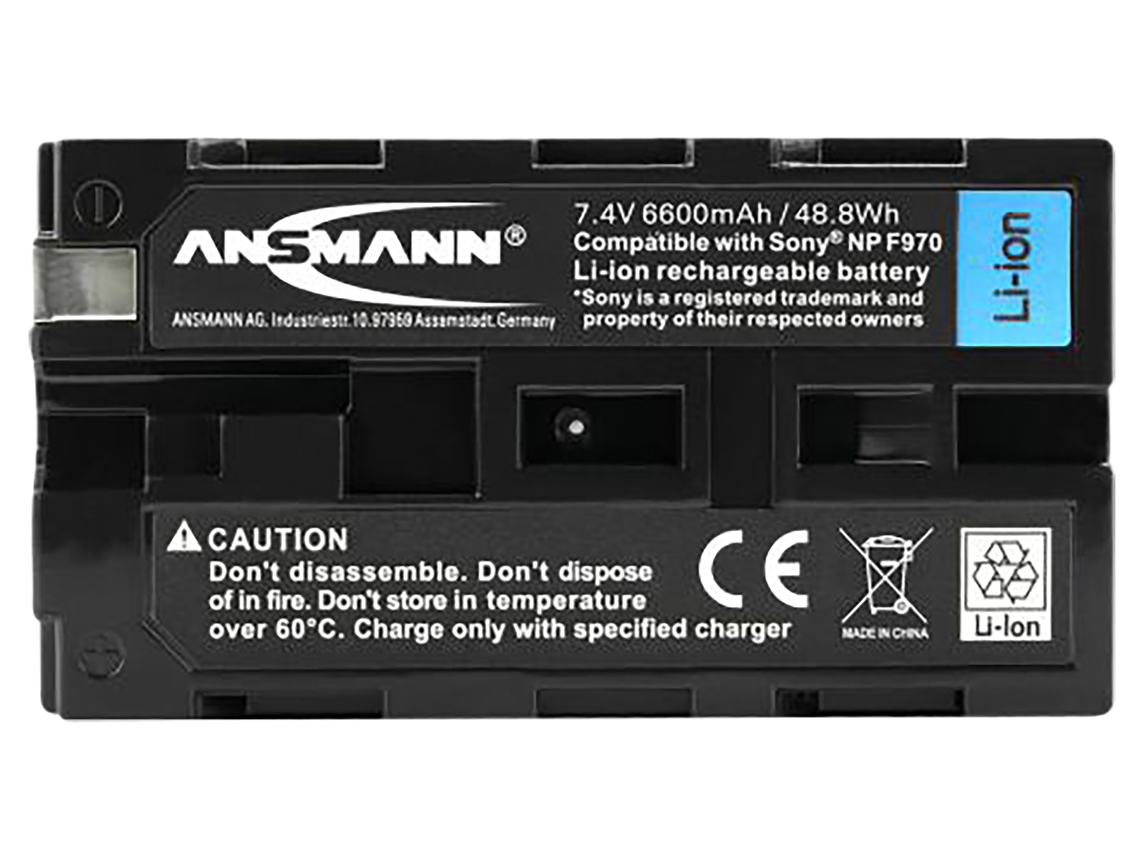 ANSMANN Kamera-Akku A-Son NP-F970