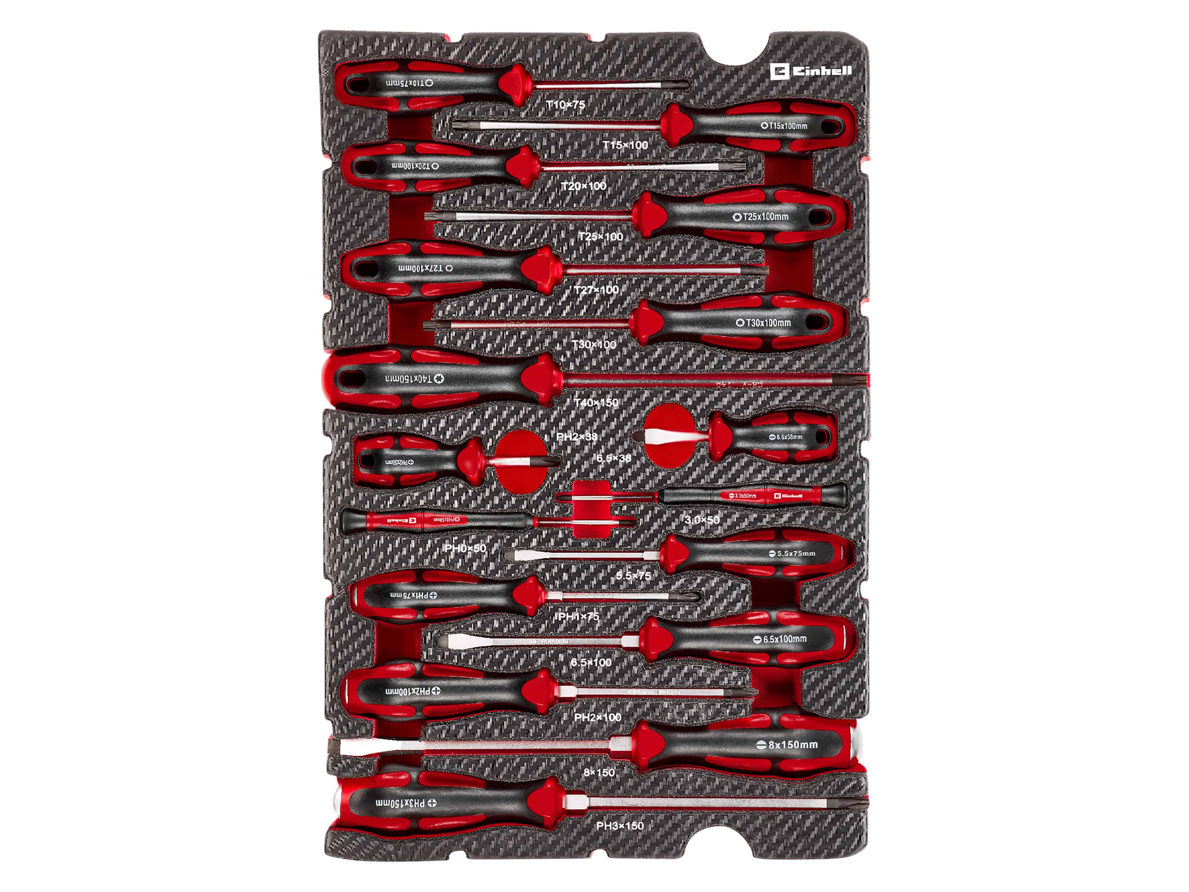 EINHELL E-Case-Einleger Schraubendreher, 370525, 17-teilig EINHELL E-Case-Einleger Schraubendreher, 370525, 17-teilig