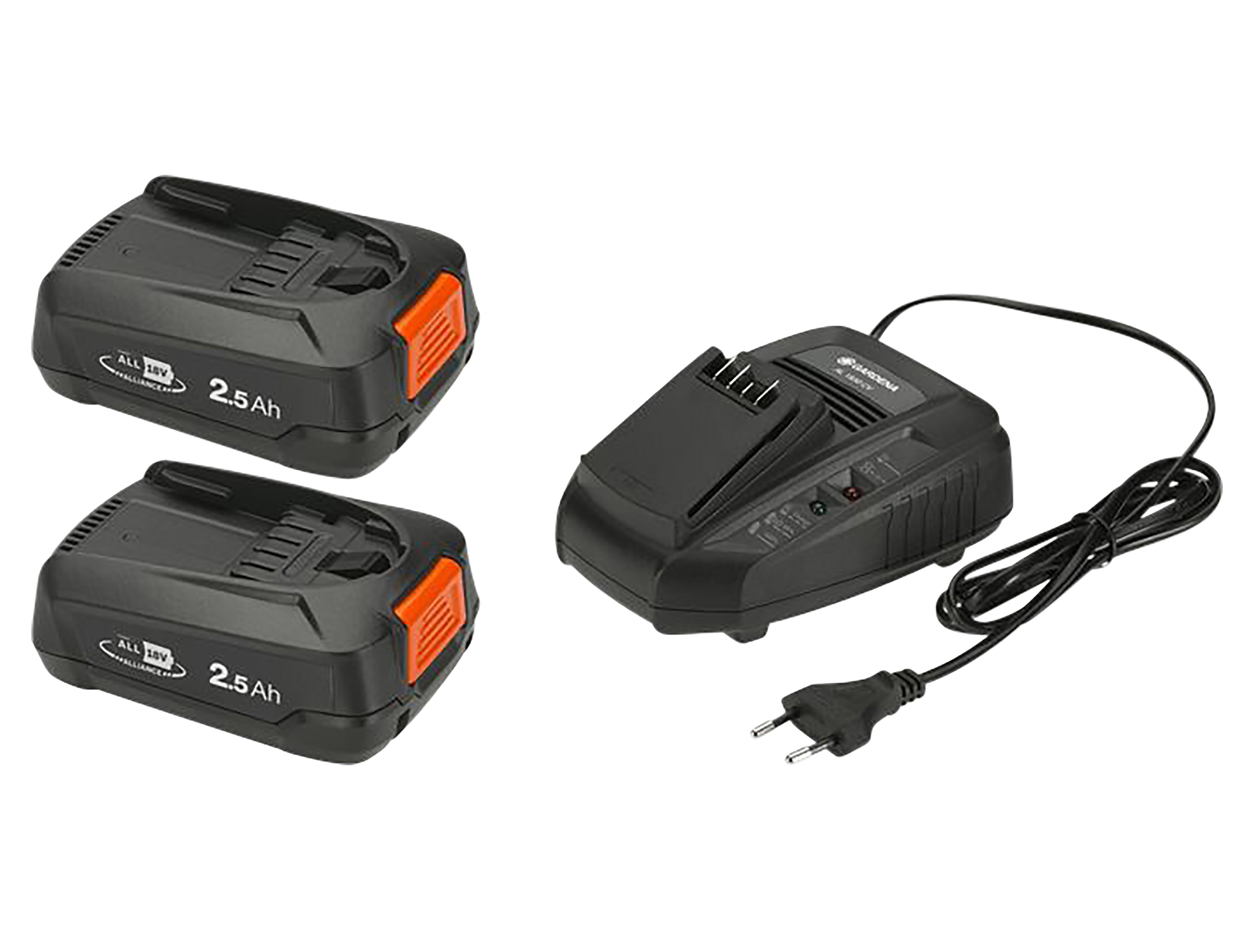 GARDENA Werkzeugakku Starter-Kit, P4A, 2x PBA GARDENA Werkzeugakku Starter-Kit, P4A, 2x PBA