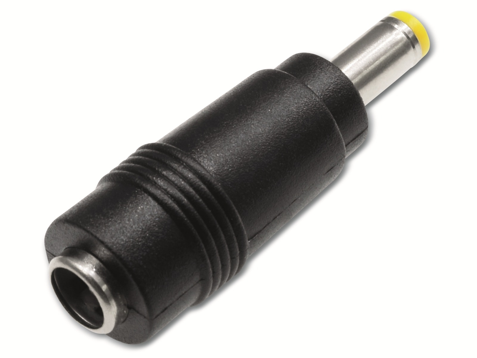 Hohlsteckeradapter, 5,5/2,1 Hohlkupplung auf 4,8/1,7 Hohlstecker mit Feder