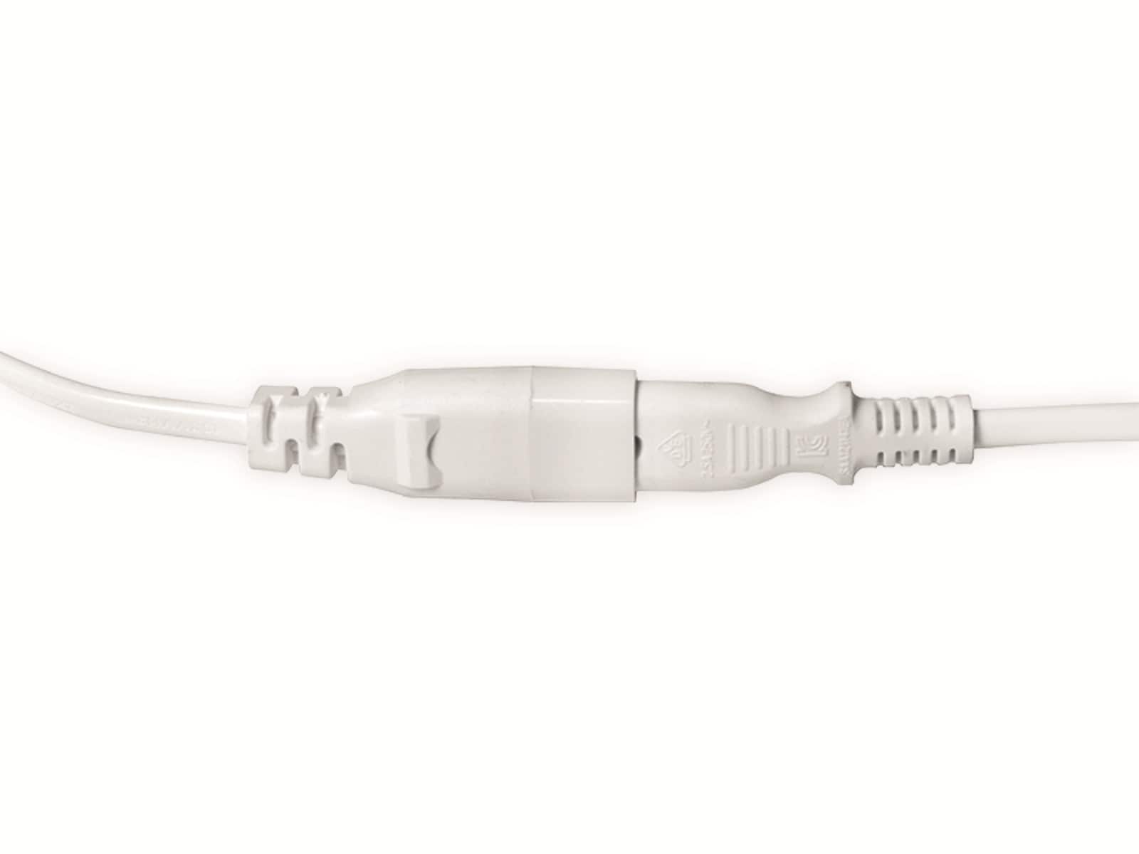 LOGILINK Doppelnutverlängerung 2 m, weiß