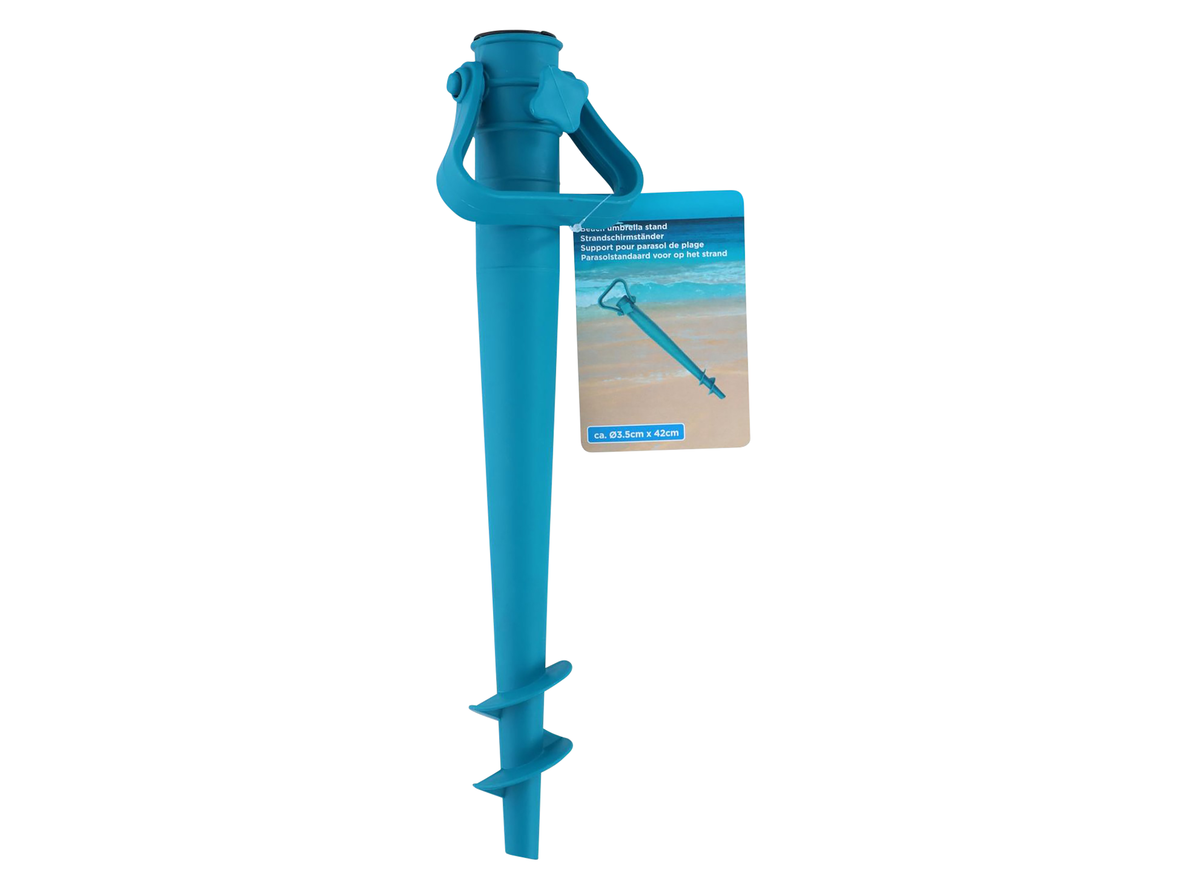Standschirmständer, 42x9,5x3,4 cm, blau Standschirmständer, 42x9,5x3,4 cm, blau