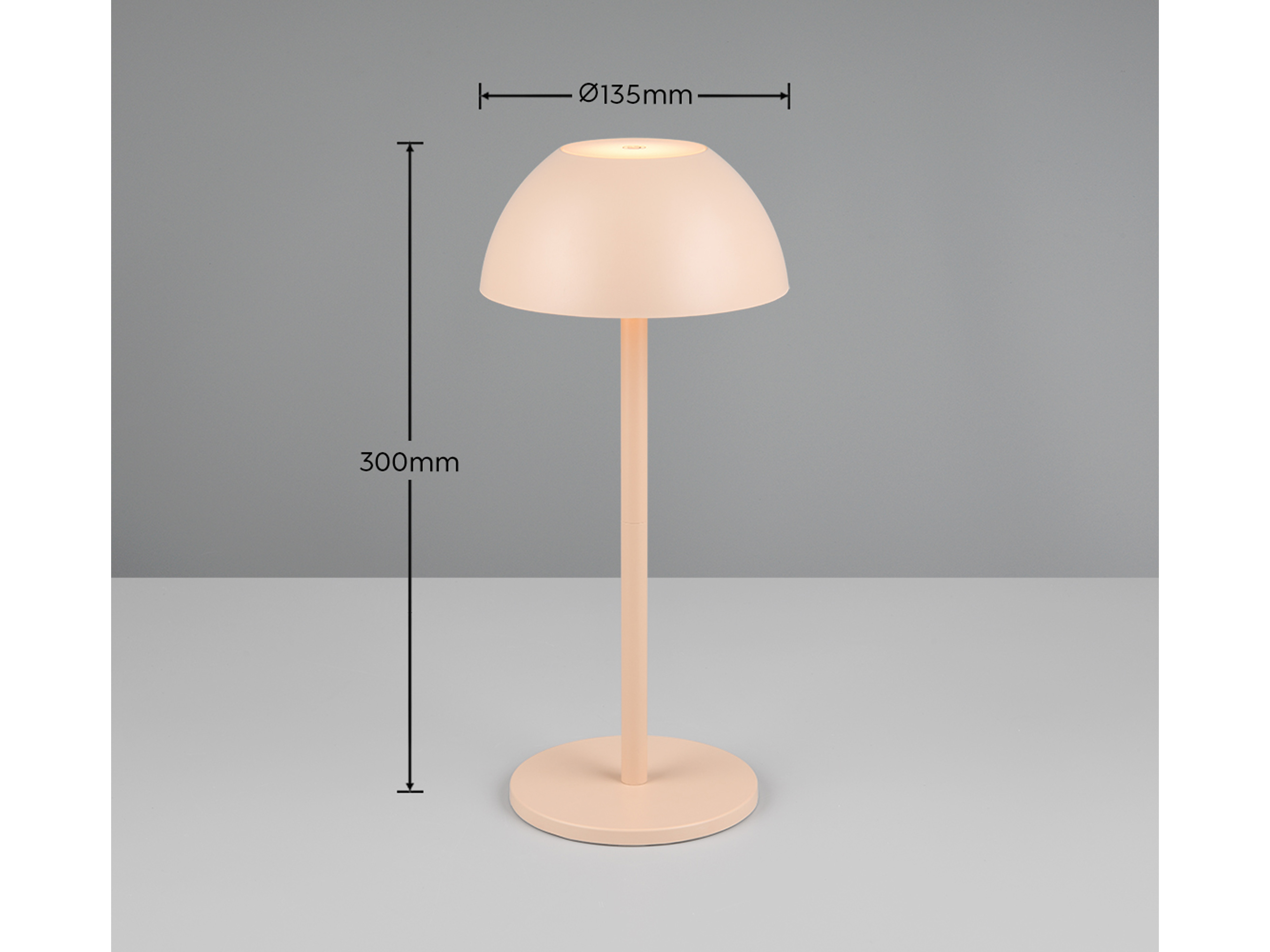 REALITY LED-Akku-Tischleuchte Ricardo R54106166 sandfarbig, IP54, 1,7 W, 240 lm, 3000 K REALITY LED-Akku-Tischleuchte Ricardo R54106166 sandfarbig, IP54, 1,7 W, 240 lm, 3000 K