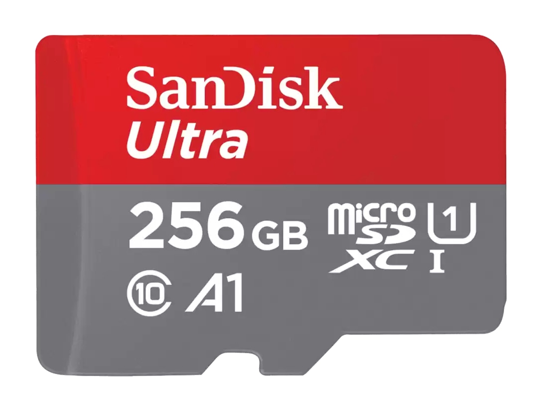 SANDISK MicroSDXC-Speicherkarte Ultra A1 256GB inkl. SD-Adapter SANDISK MicroSDXC-Speicherkarte Ultra A1 256GB inkl. SD-Adapter