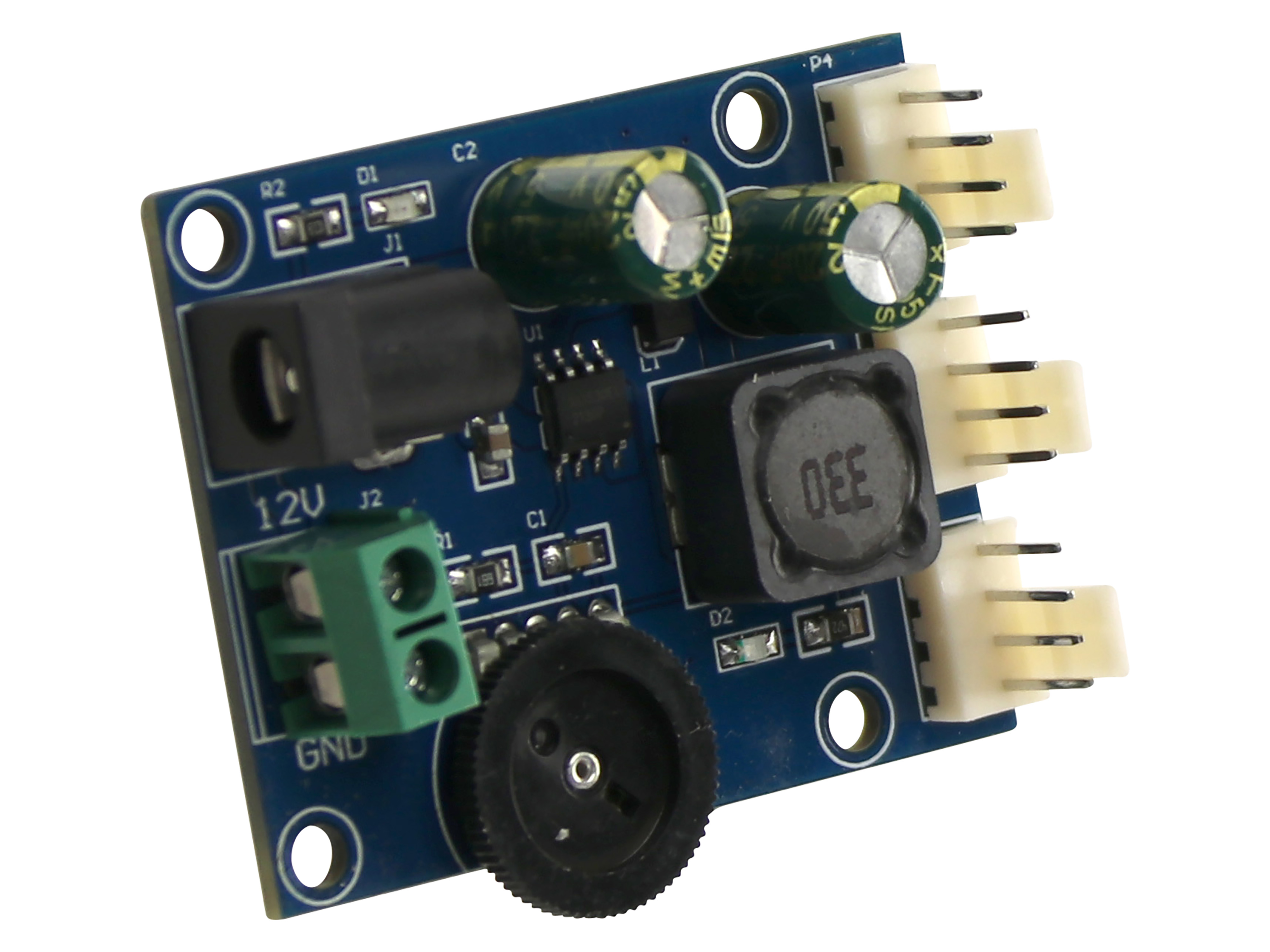 DAYPOWER Lüftersteuerungsmodul PCBUCK-FANX3, 12 V, 3-Wege