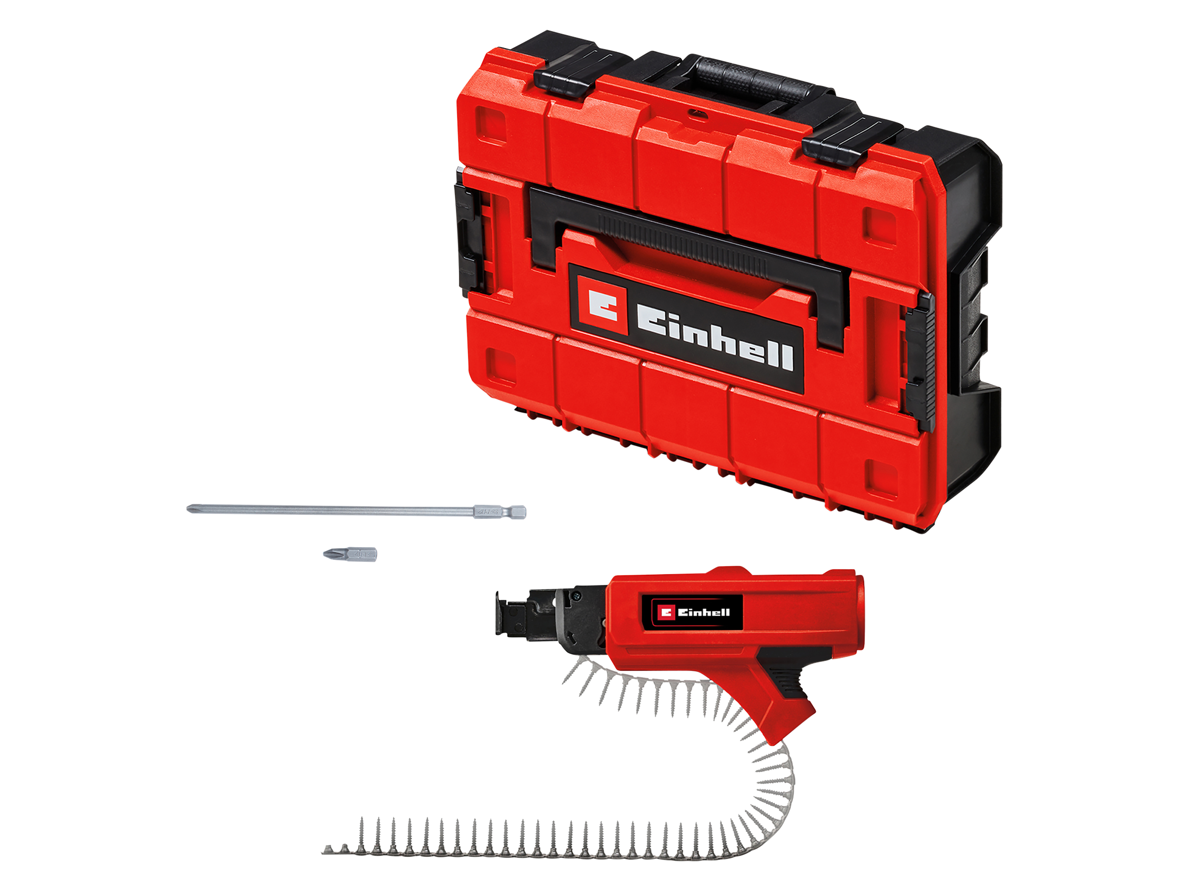 EINHELL PROFESSIONAL Akku-Trockenbauschrauber TP-DY 18 Li BL + Magazin, 4261012, Solo