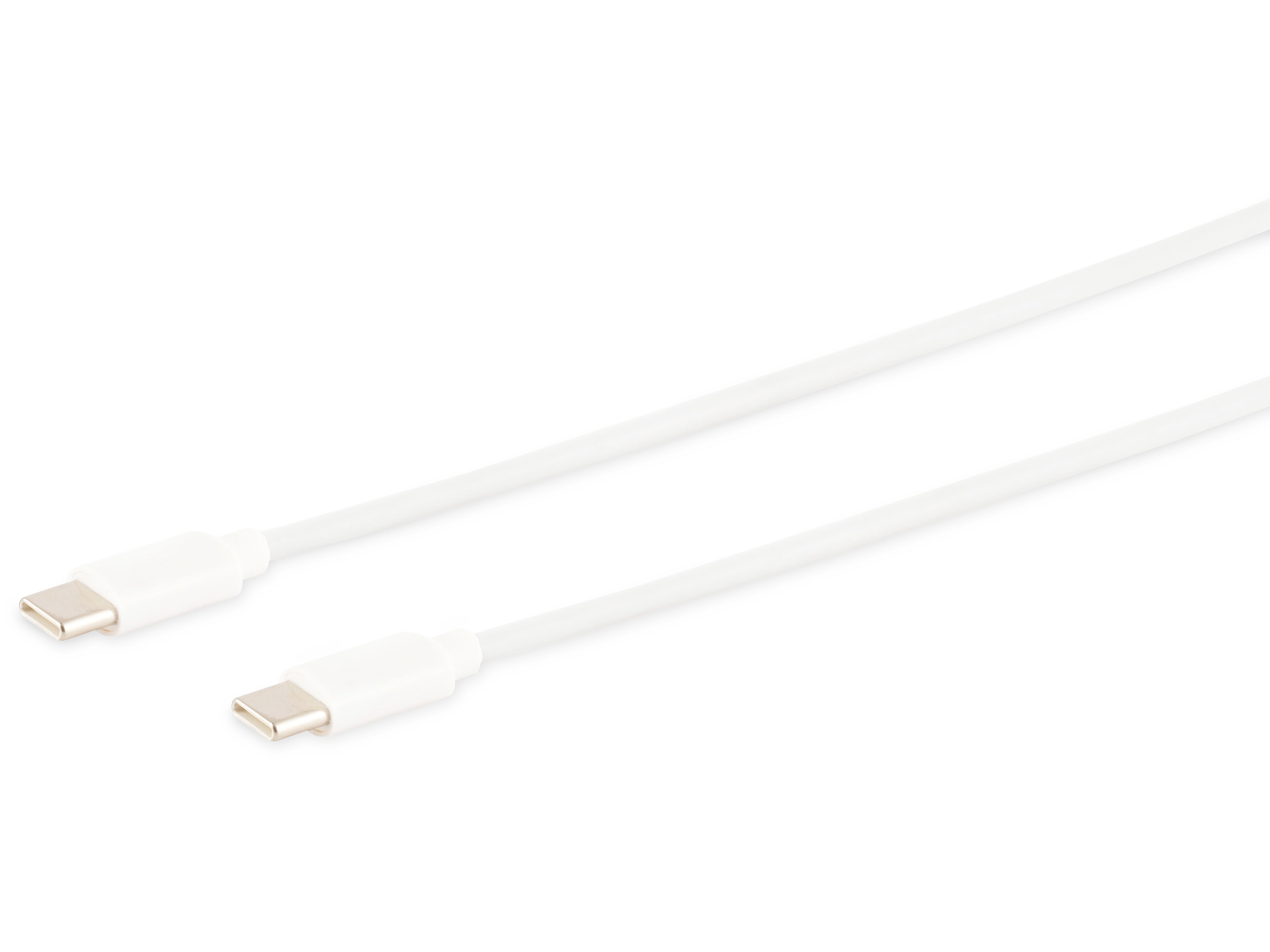 USB-C Ladekabel, 2.0, ABS, weiß, 1,5 m