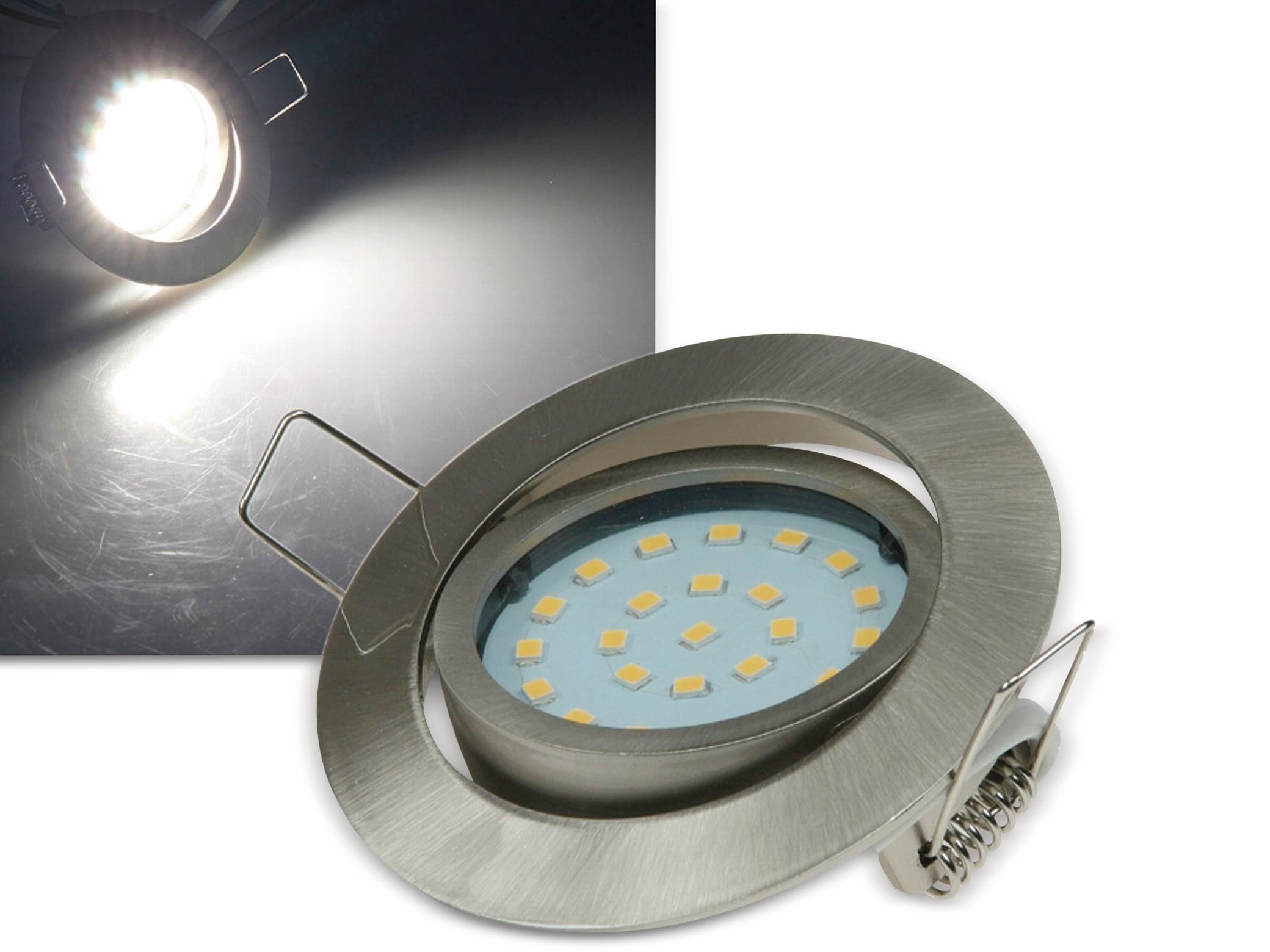 CHILITEC LED-Einbauleuchte "Flat-26" EEK: F, 4 W, 350 lm, 4000 K