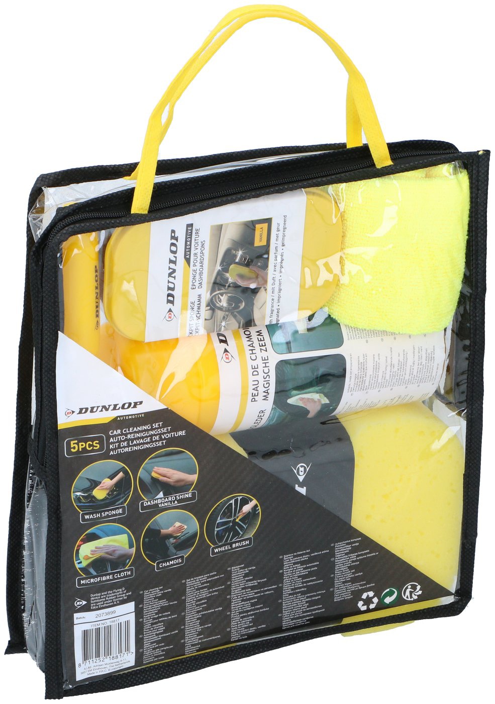 DUNLOP Auto Reinigungsset, 5-teilig