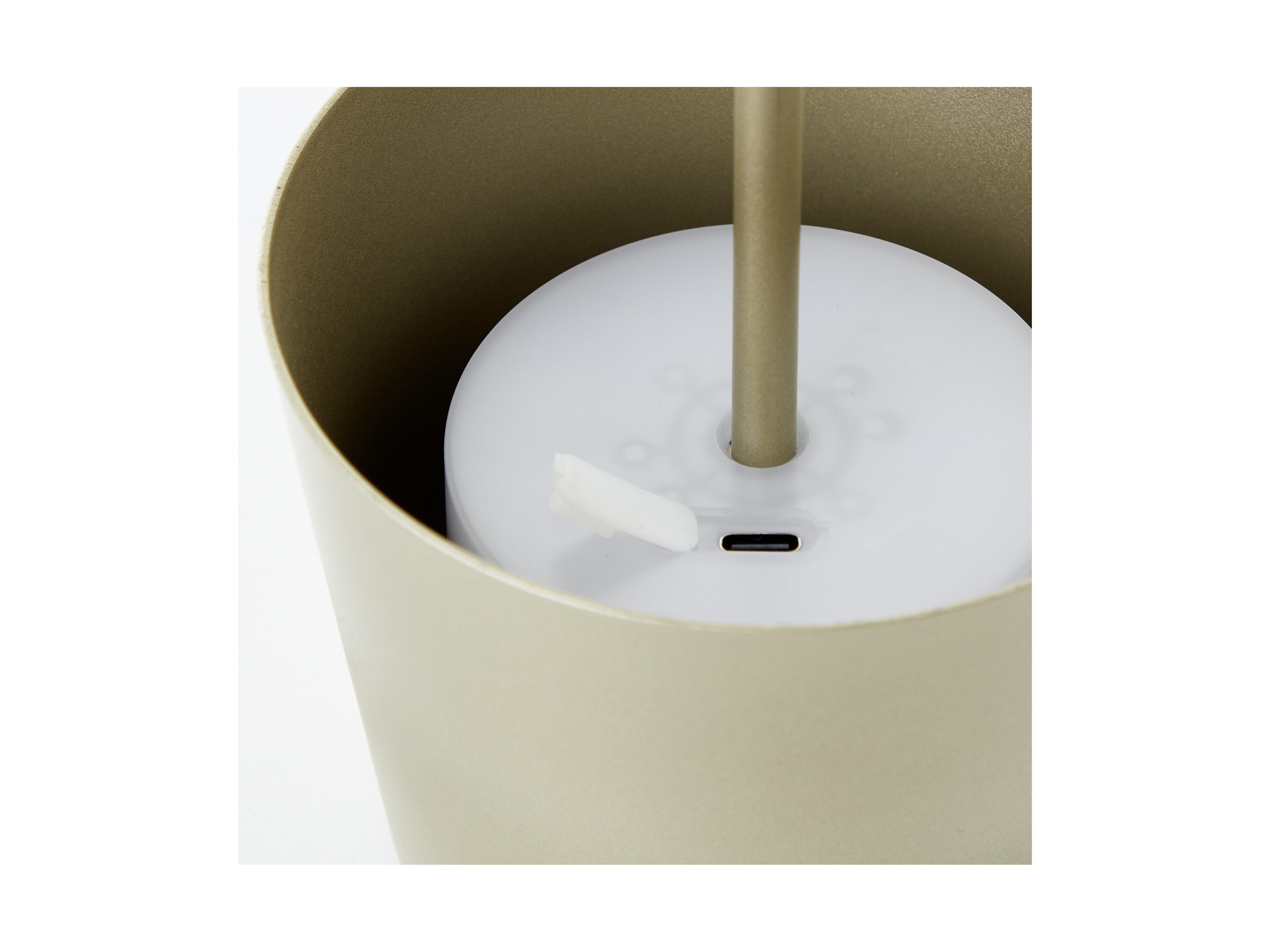 BRILLIANT LED-Akku-Tischleuchte Kaami, 2 W, 310 lm, 3000 K, gold, 2er Set