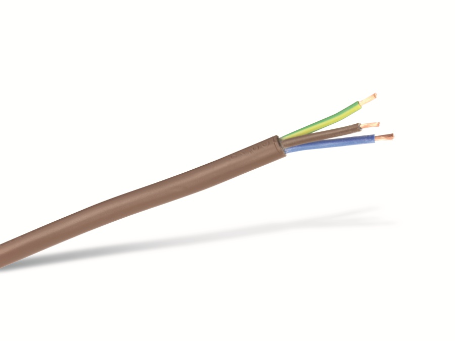 RAUTRONIC PVC-Schlauchleitung H03VV-F, 3G0,75, 50 m, braun RAUTRONIC PVC-Schlauchleitung H03VV-F, 3G0,75, 50 m, braun