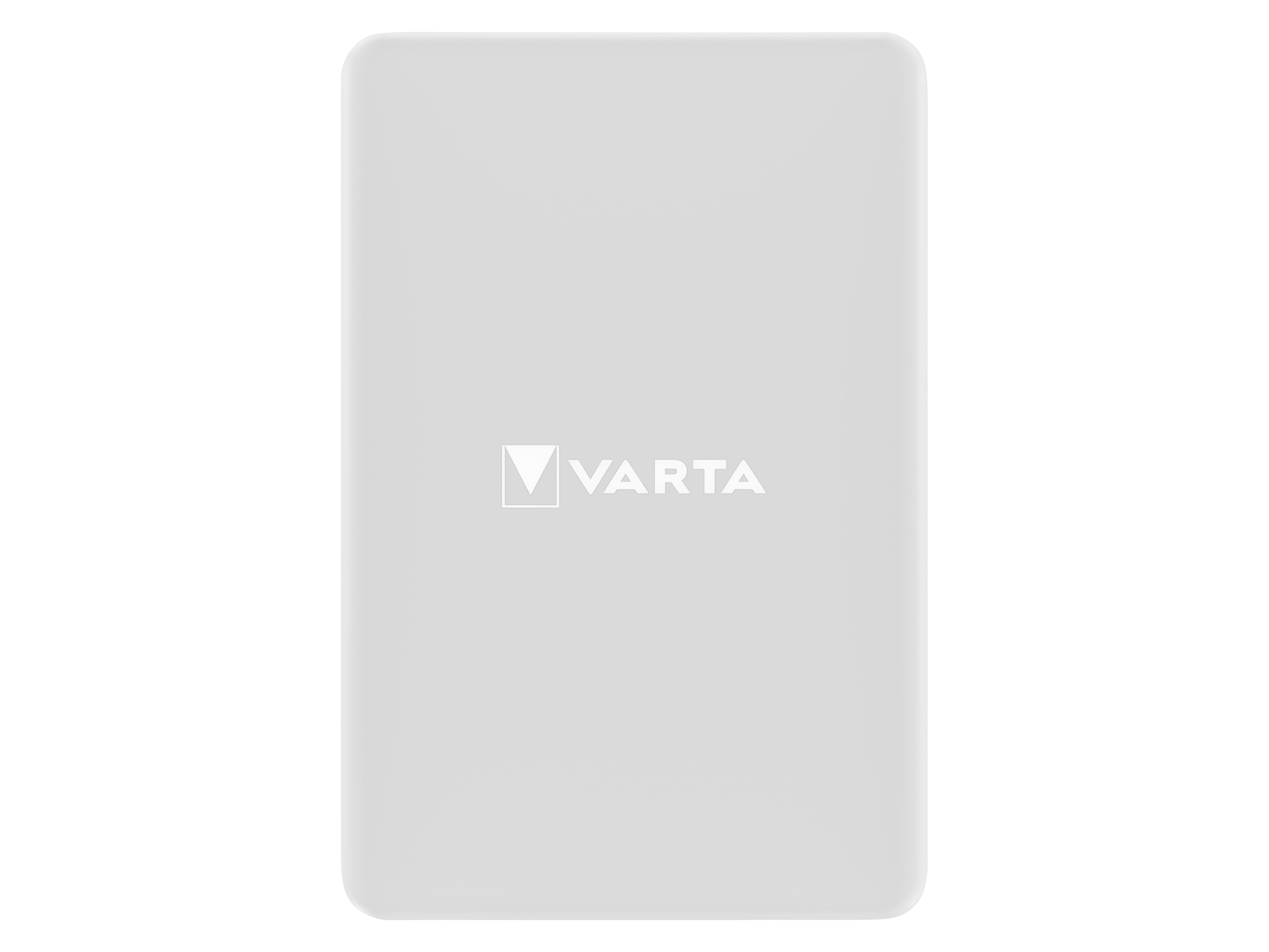 VARTA Akku Powerbank, Mag Pro, 5.000mAh, Wireless, weiß, 1xUSB-C/1xUSB-C