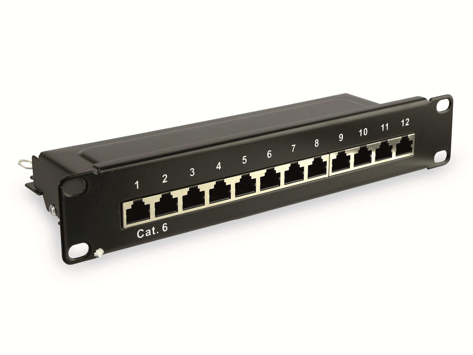 RED4POWER CAT.6 Patchpanel R4-N105S, 12-fach, 10", schwarz RED4POWER CAT.6 Patchpanel R4-N105S, 12-fach, 10", schwarz
