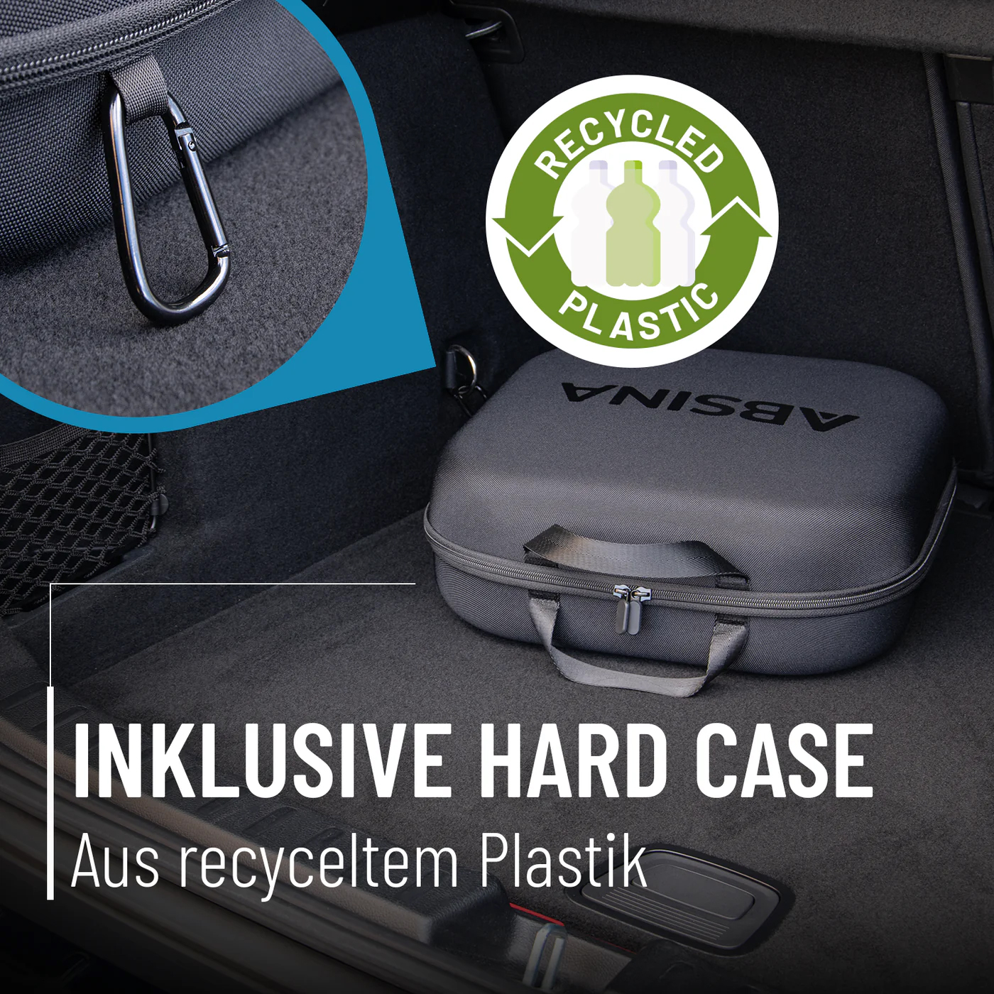 ABSINA EV Ladekabel für Elektroautos, Mode 2, 16 A, 3,7 kW