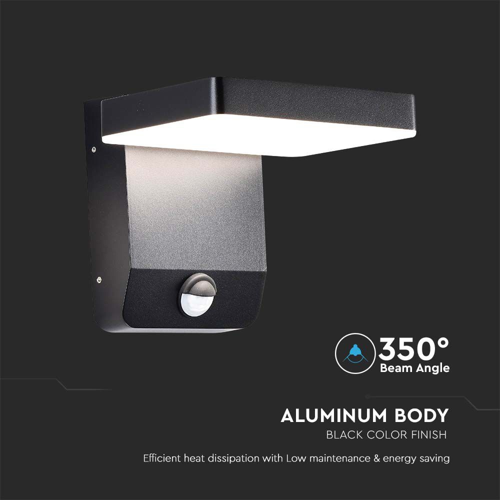 V-TAC LED-Fluter VT-11020S, EEK: E, 17 W, 2580 lm, 4000 K, Bewegungssensor, schwarz V-TAC LED-Fluter VT-11020S, EEK: E, 17 W, 2580 lm, 4000 K, Sensor, schwarz