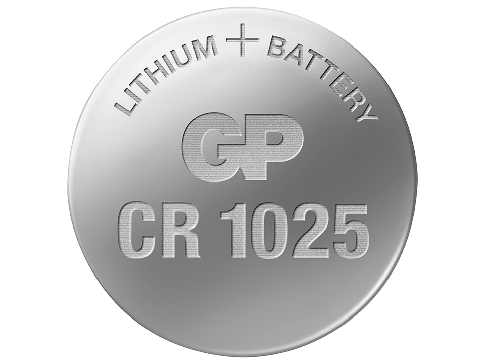 GP, CR1025 Lithium Knopfzelle, 3 V GP Lithium-Knopfzelle CR1025, 3V