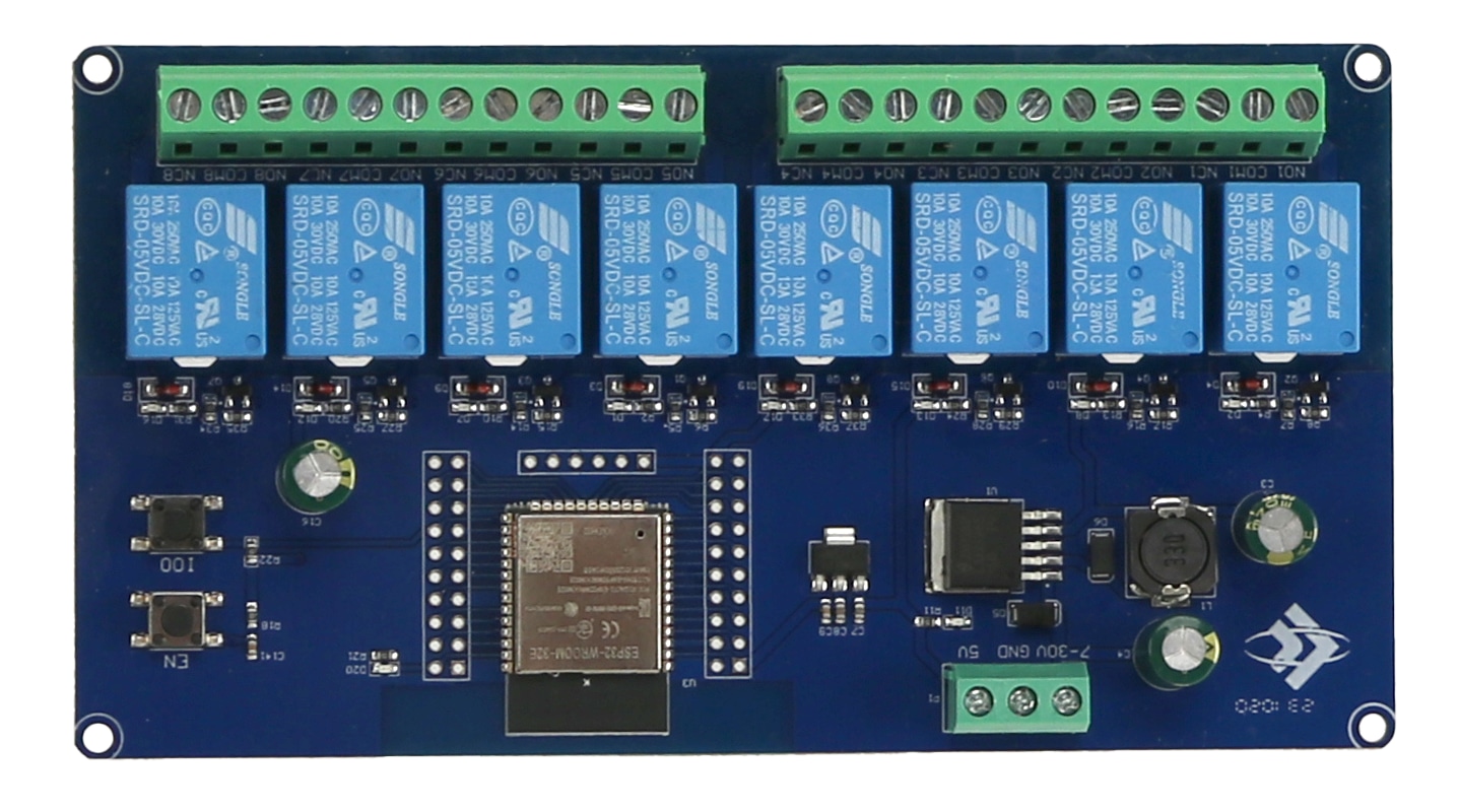 DAYPOWER Relaismodul ESP32-WROOM-8R, 8-Kanal