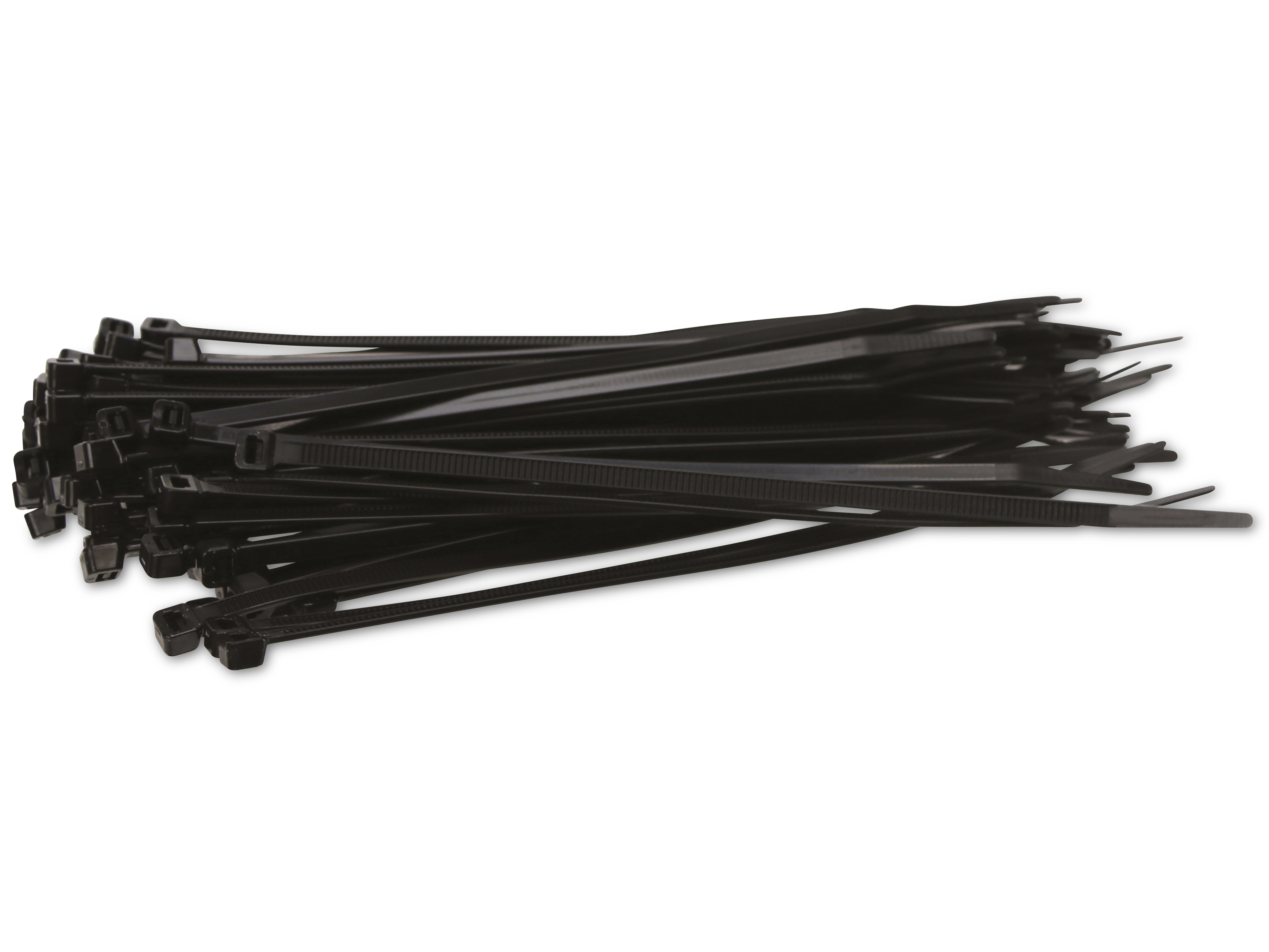 KSS Kabelbinder-Sortiment Polyamid 6.6, schwarz, 190x4,8, UV-beständig, 100 Stück KSS Kabelbinder-Sortiment Polyamid 6.6, schwarz, 190x4,8, UV-beständig, 100 Stück