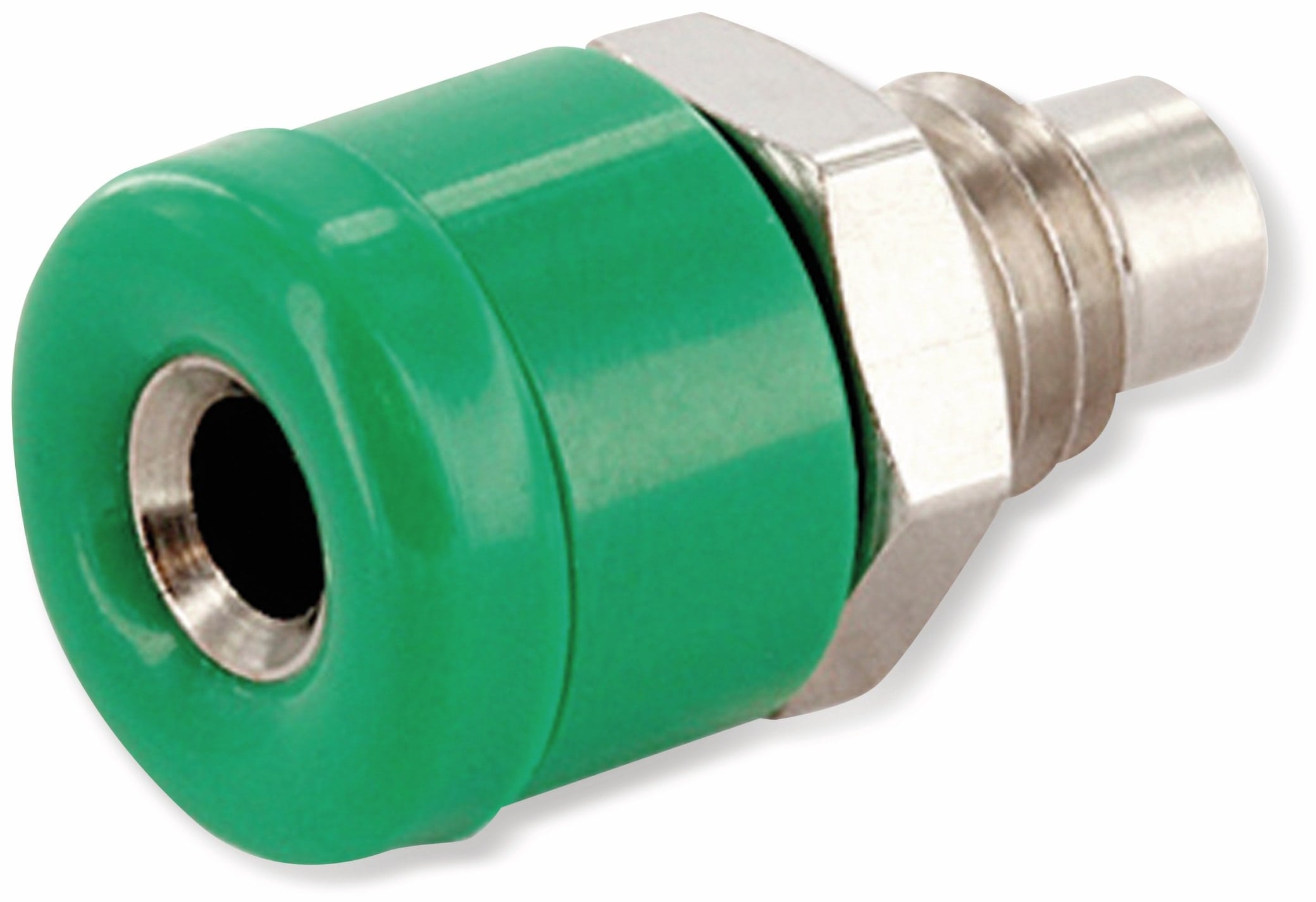 SCHNEPP Zwerg-Einbaubuchse, 2,6 mm, grün ECON CONNECT Zwerg-Einbaubuchse, 2,6 mm, grün