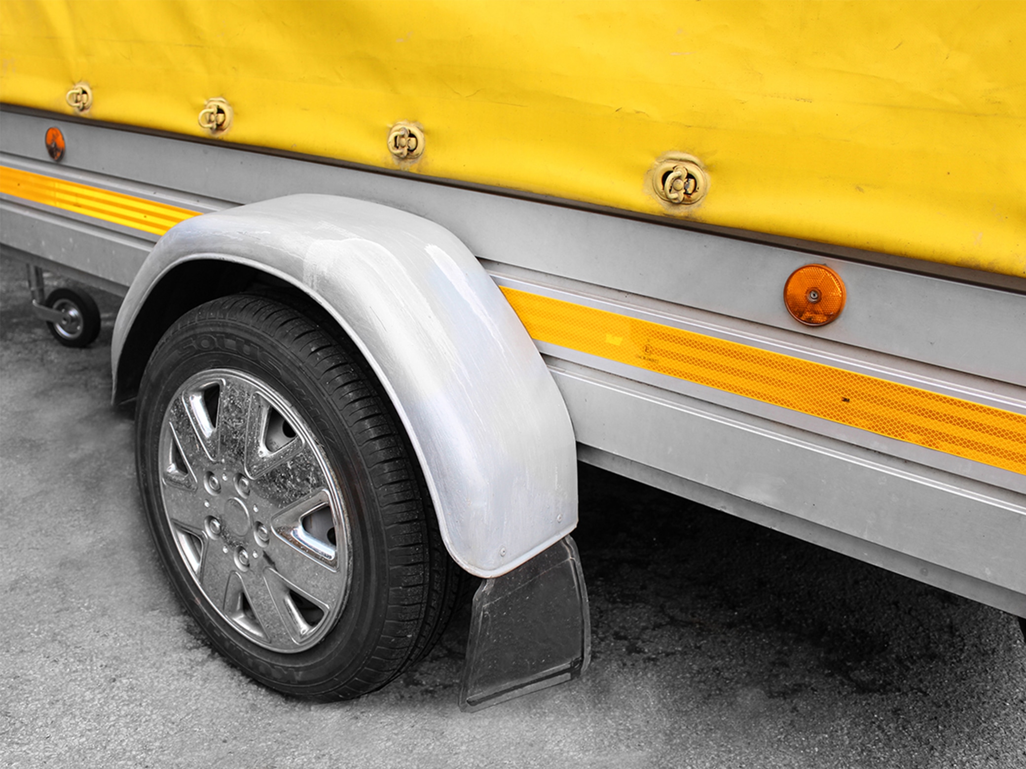 Reflektorband, gelb, 2m, selbstklebend