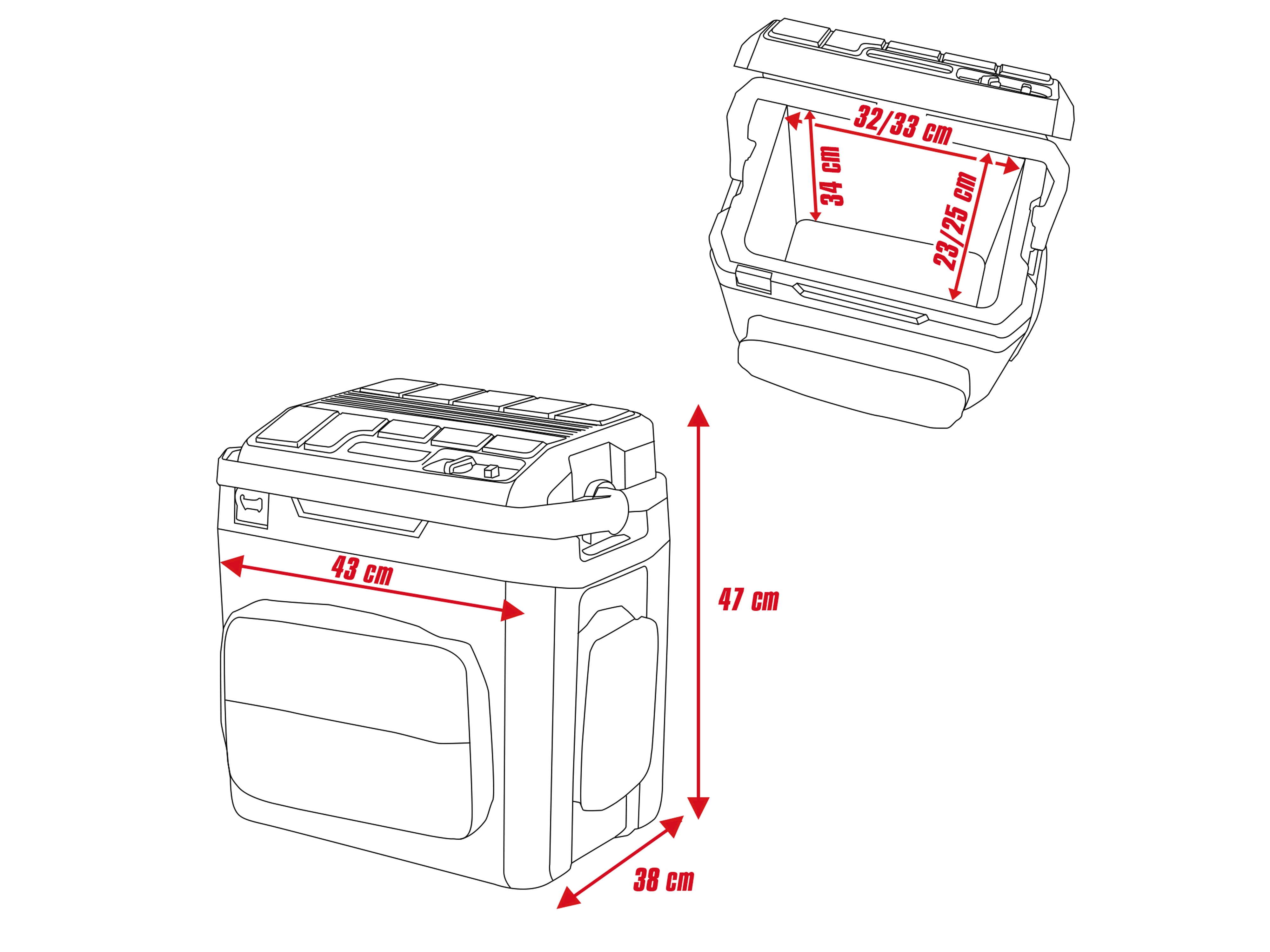 EINHELL Akku-Kühlbox TE-COL 18/27 Li Kit (1x 4,0 Ah)
