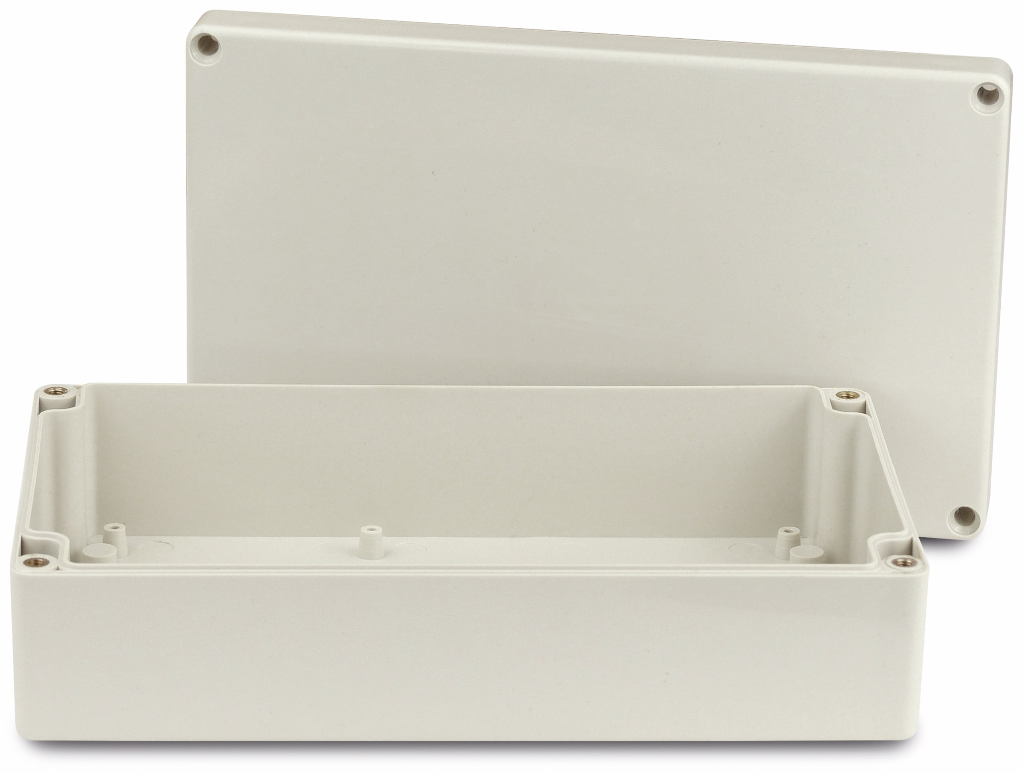 Modulgehäuse ABS, 200x120x56 mm, IP65, lichtgrau Modulgehäuse ABS, 200x120x56 mm, IP65, lichtgrau