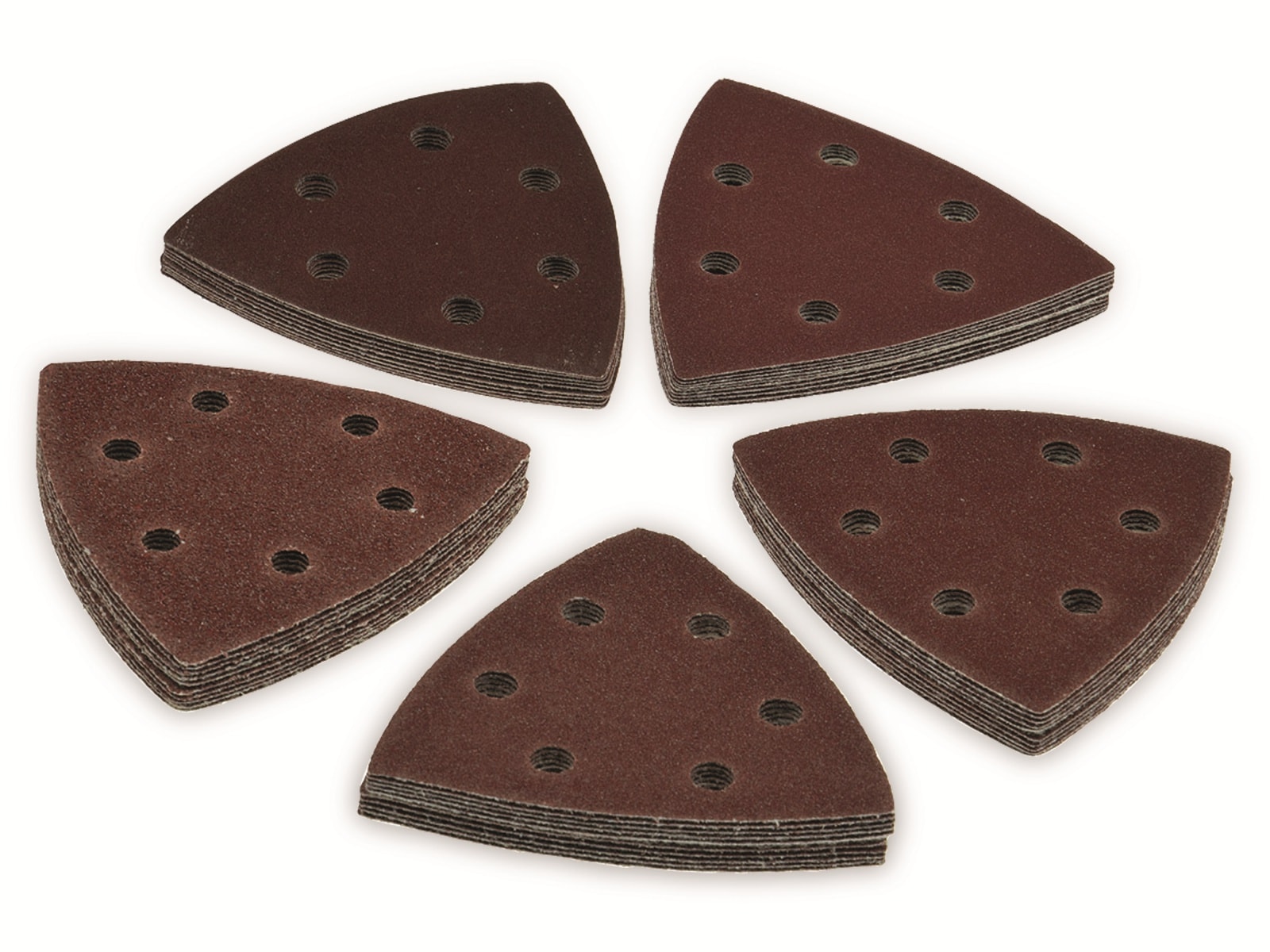 CHILITEC Schleifdreiecke-Set, 93x93x93 mm, 50-tlg. CHILITEC Schleifdreiecke-Set, 93x93x93 mm, 50-tlg.